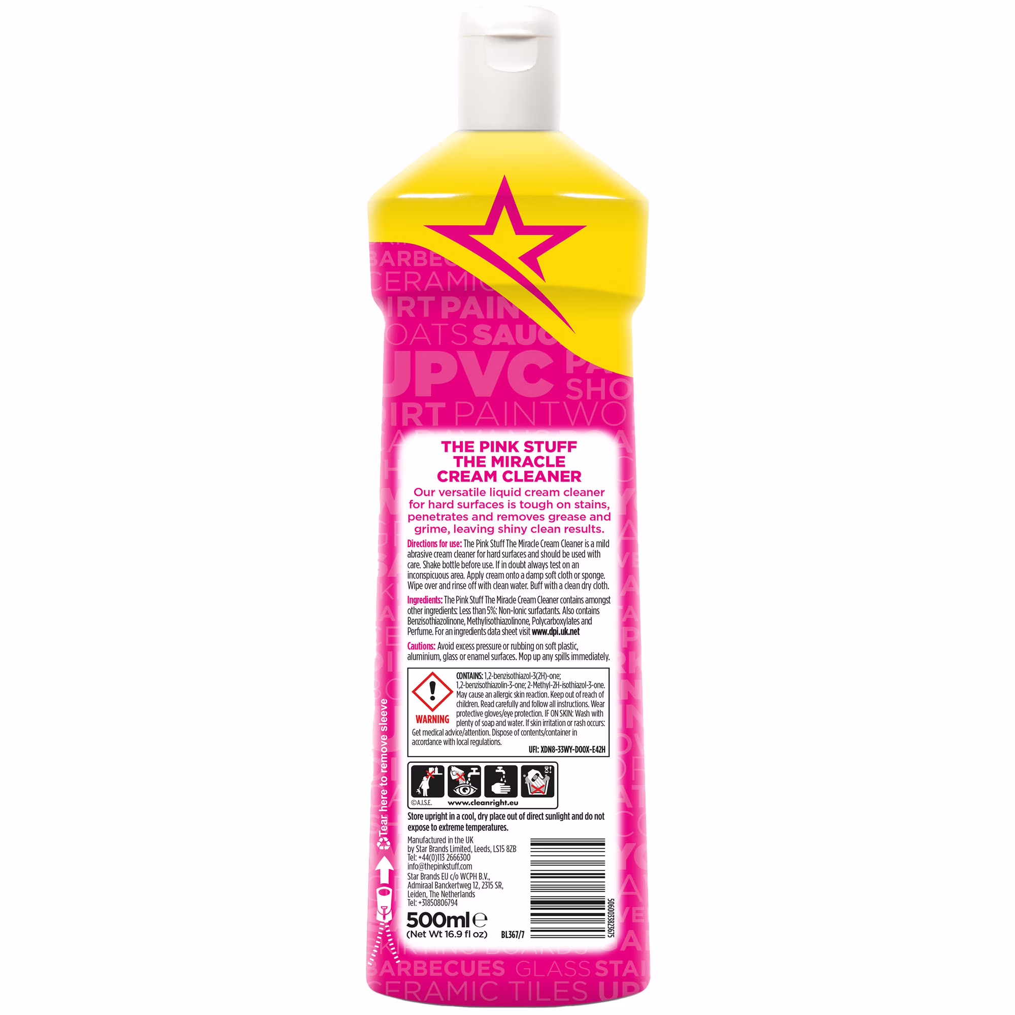 The Pink Stuff All-Purpose Cream Cleaner (Pink, 16.9 fl oz) Sha9S