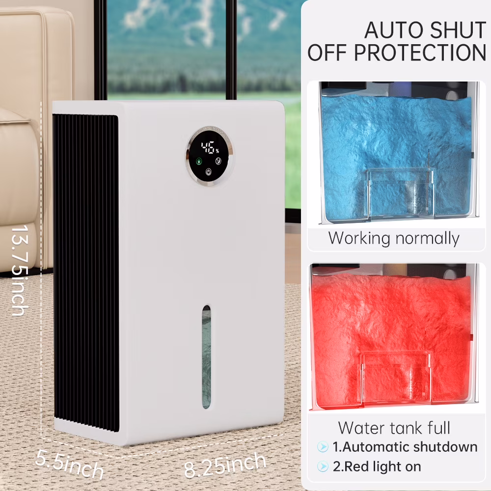 Topteng Dehumidifier for Home, Quiet Portable Air Dryer with LED Touch Screen and 7-Color Ambient Light (White, 120 oz) 4noDo - Image 7