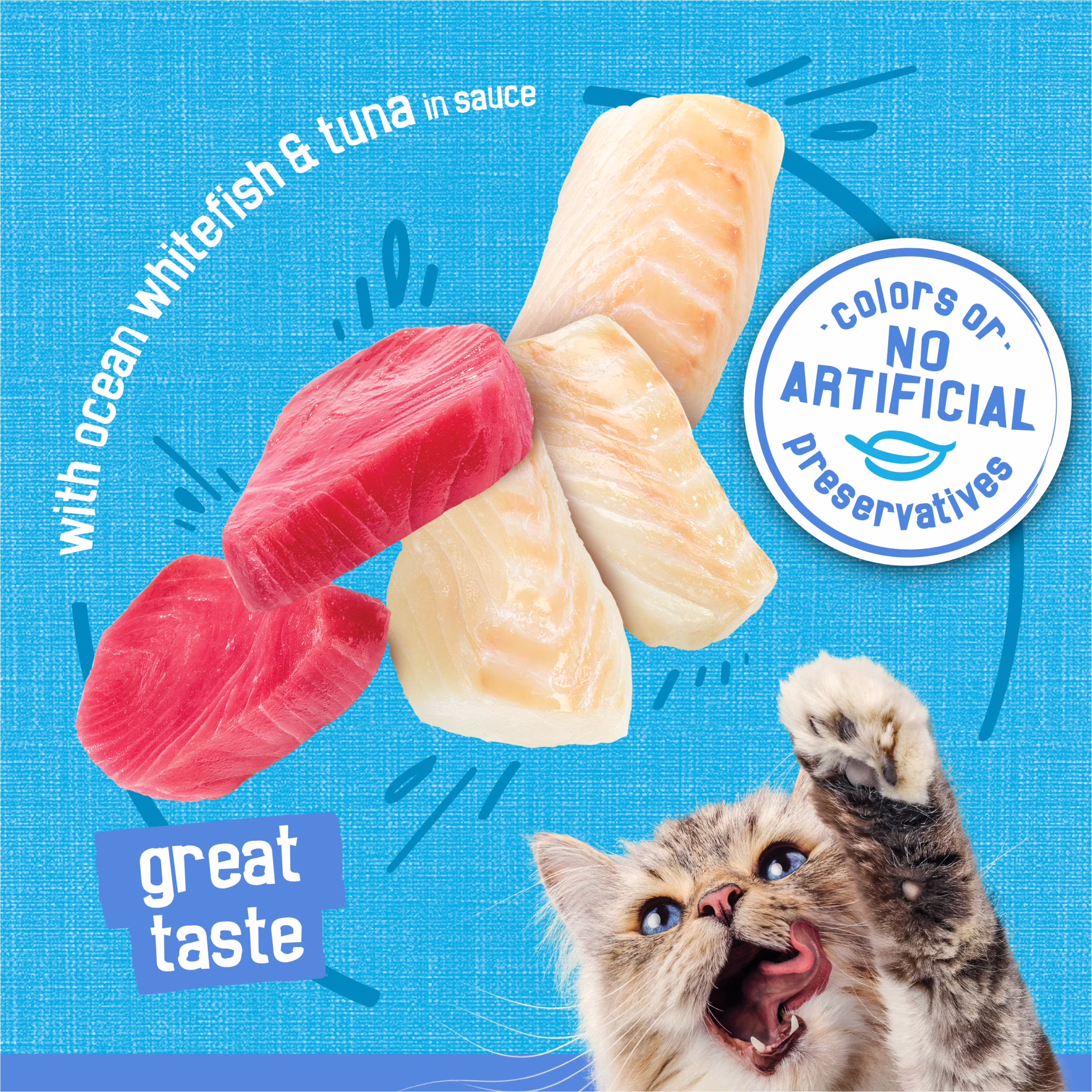 Purina Friskies Shreds Ocean Whitefish and Tuna Wet Cat Food (5.5 oz) gpOnI