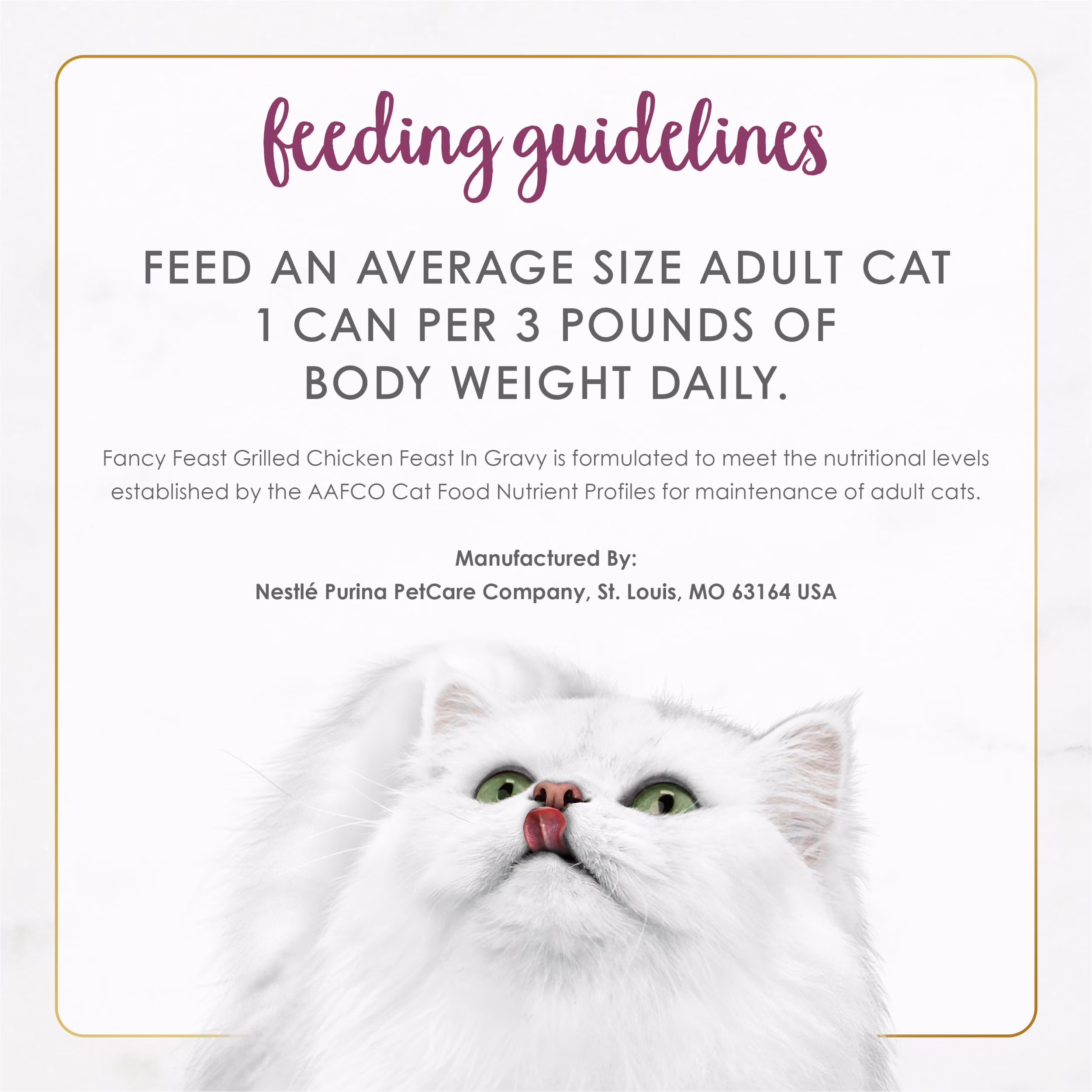 Fancy Feast Grilled Chicken Feast Wet Cat Food (Chicken, 12 Pack of 3 oz) gvswr