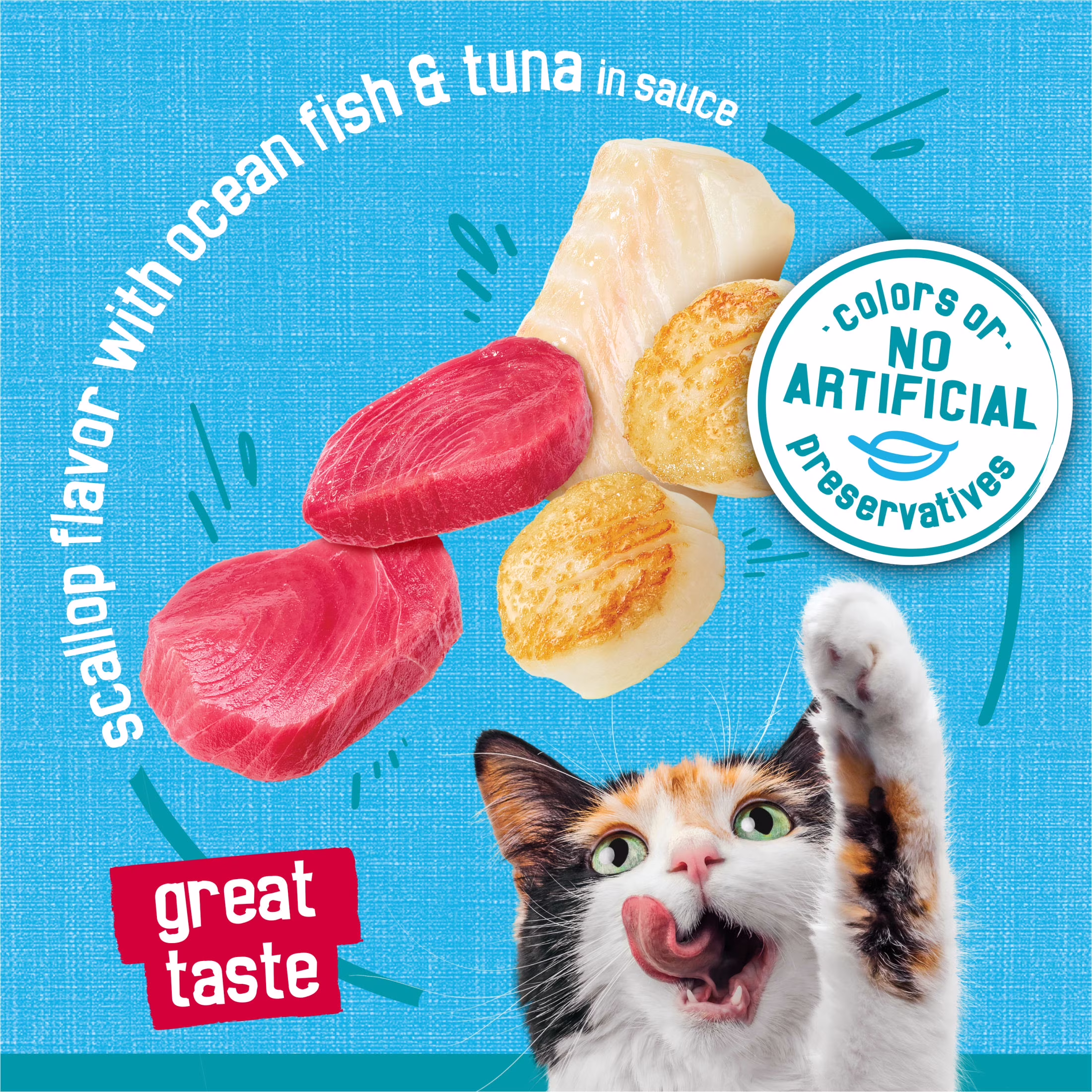 Friskies Tasty Treasures Prime Filets Wet Cat Food, Tuna & Scallop Flavor (5.5 oz) 4xmeB - Image 5