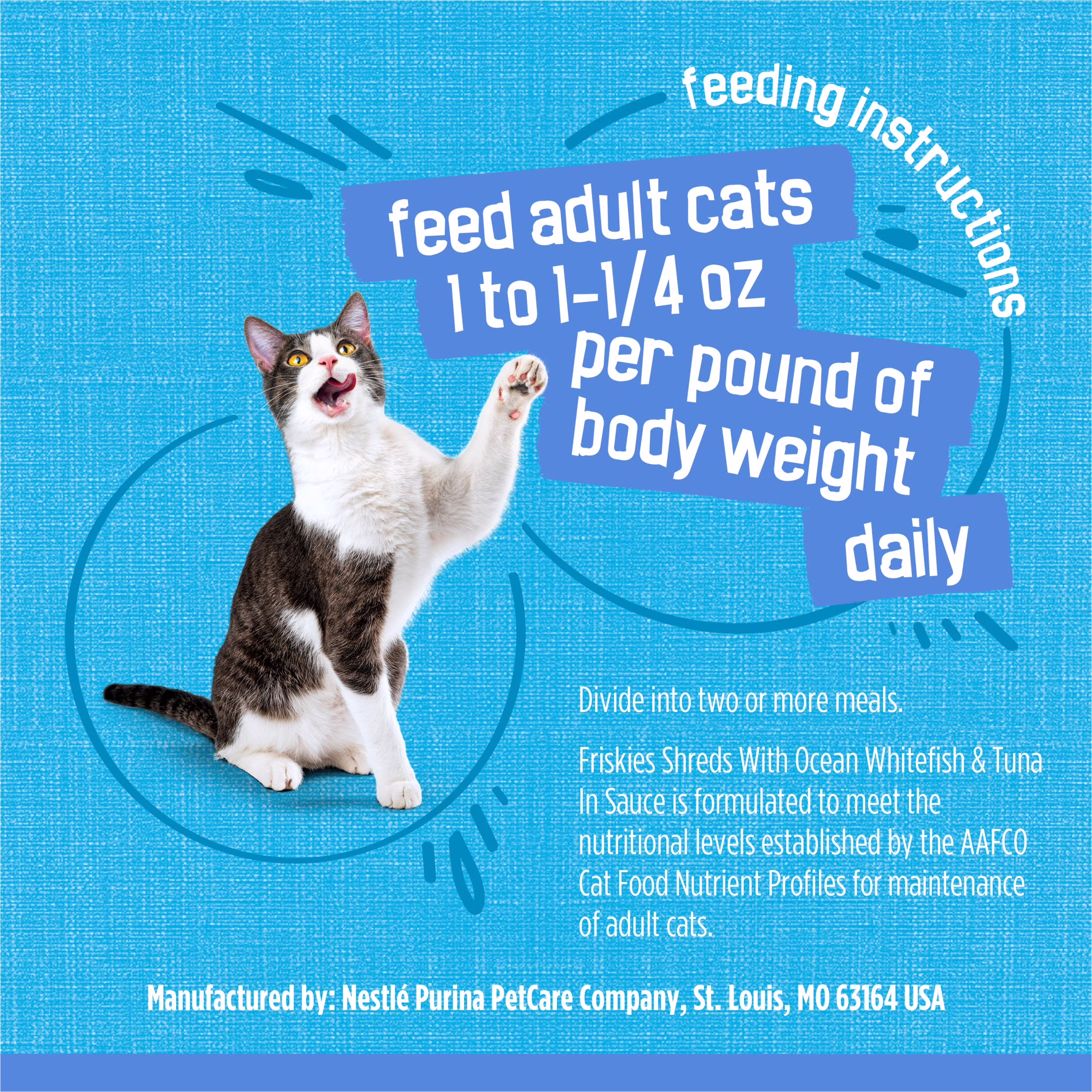 Purina Friskies Shreds Ocean Whitefish and Tuna Wet Cat Food (5.5 oz) gpOnI