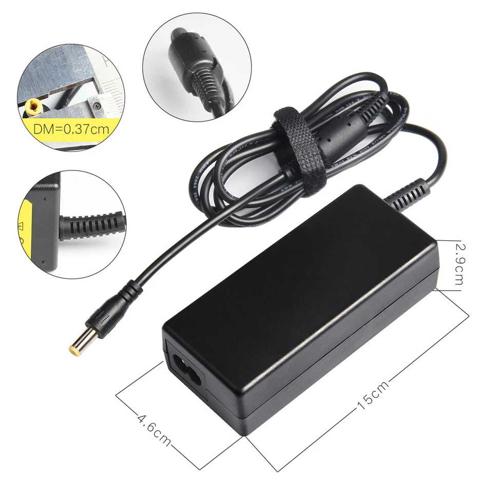 Rhea Security Camera Power Supply Adapter with 8-Way Splitter Cable for CCTV DVR Systems (5A, 12V) Y0dDL - Image 4