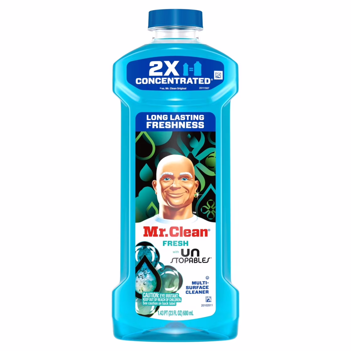 Mr. Clean Multi-Surface All Purpose Cleaner, Concentrated Liquid Formula, Unstopables Fresh Scent (23 fl oz) cgNjf