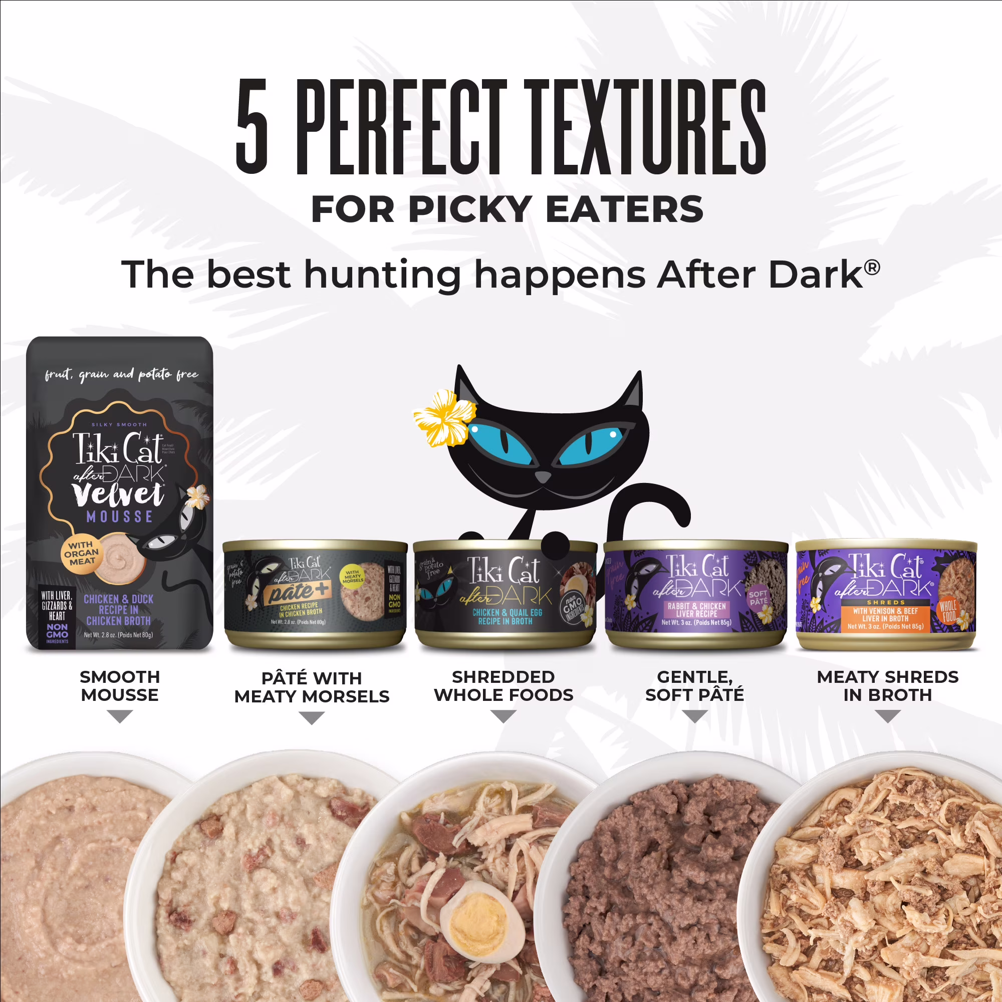 Tiki Pets After Dark Soft Pate Wet Cat Food, Turkey & Turkey Liver Recipe (5.5 oz) Y2rGB