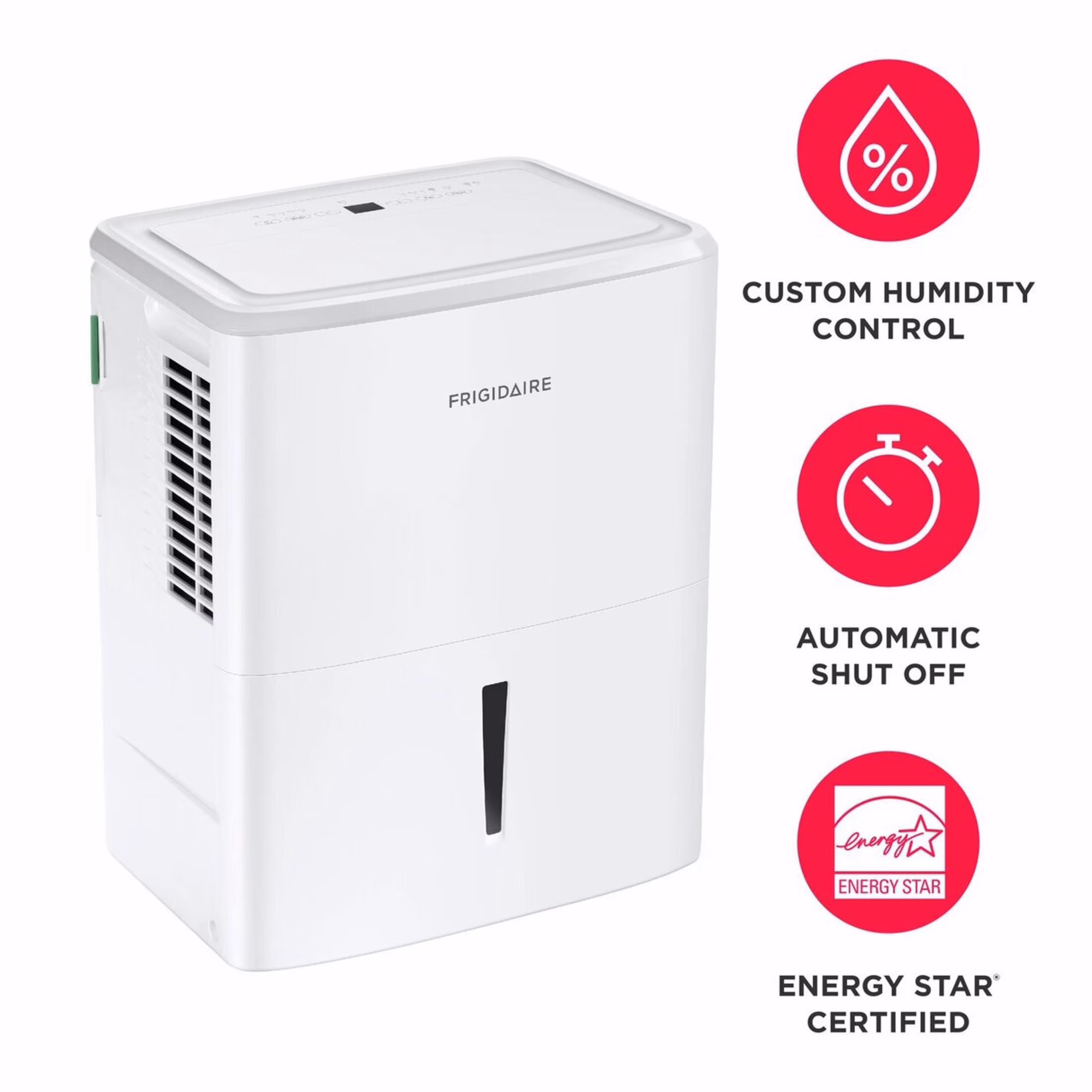 Frigidaire 35 Pint Dehumidifier with Wi-Fi and Smart Home Control (White, 35 Pint) 7zStl