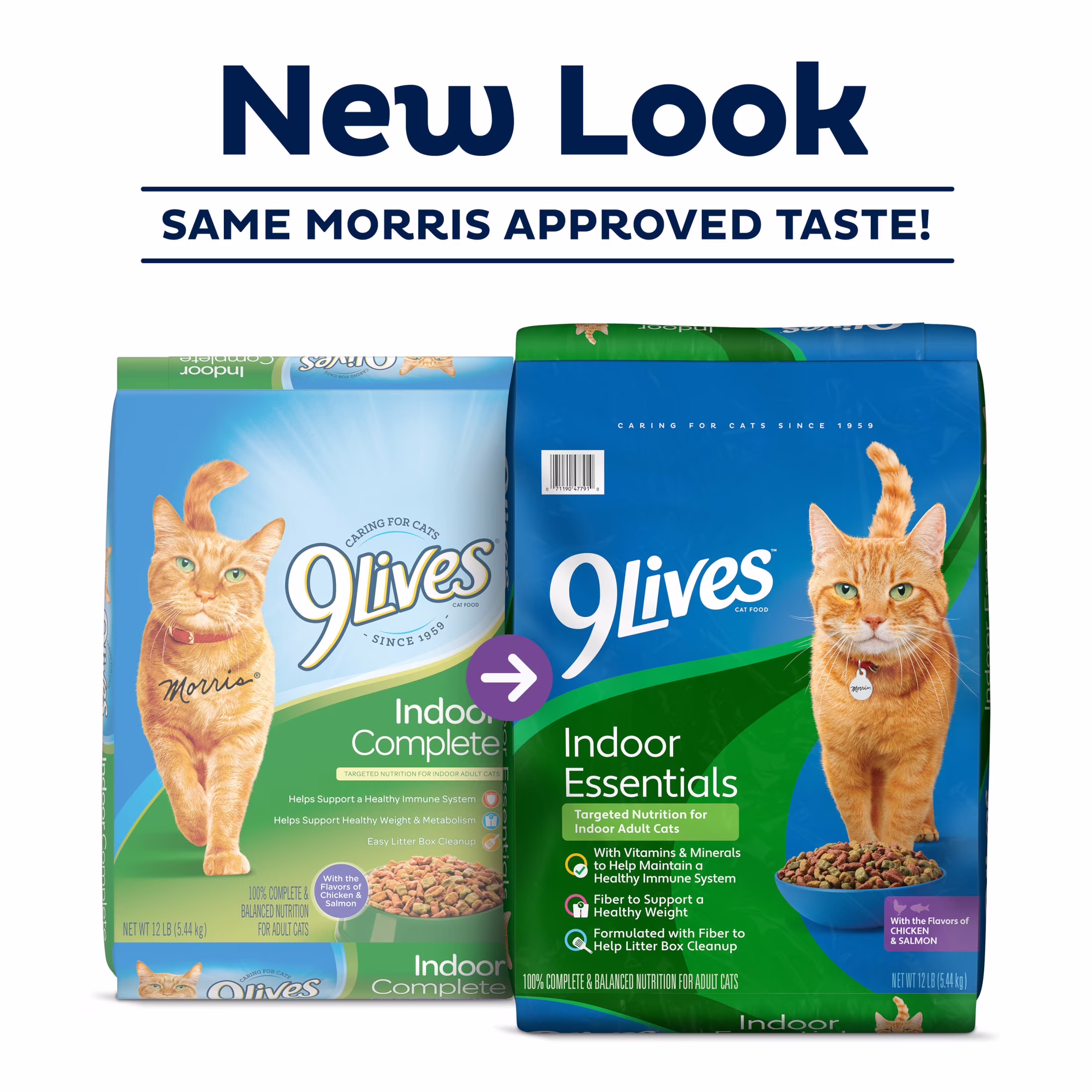 9Lives Indoor Essentials Dry Cat Food, Chicken & Salmon Flavor (20 lb) PUlLp