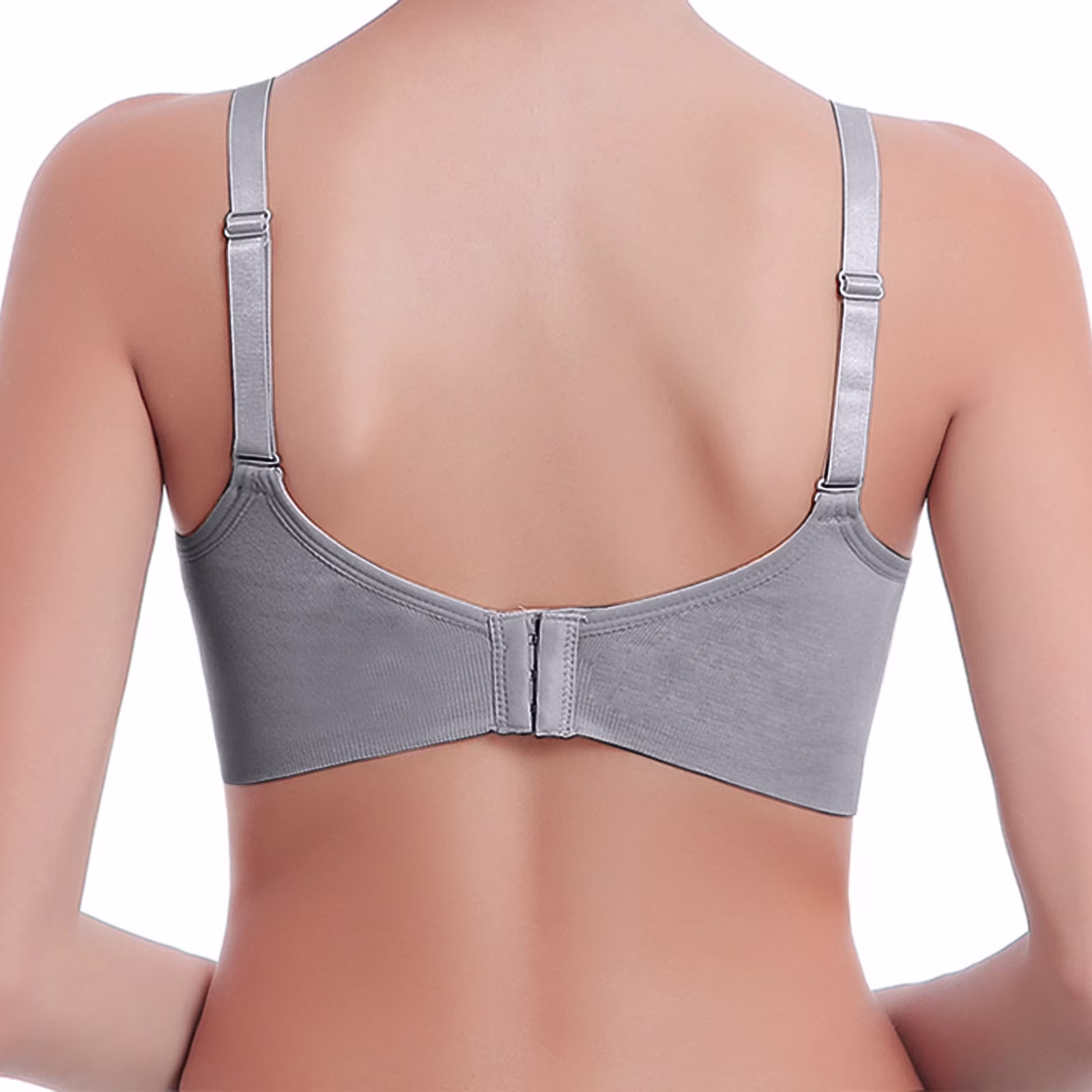 Yievot Wireless Nursing Bra for Women, Comfortable Maternity Vest Top (Grey, Medium) 2qbVb - Image 3