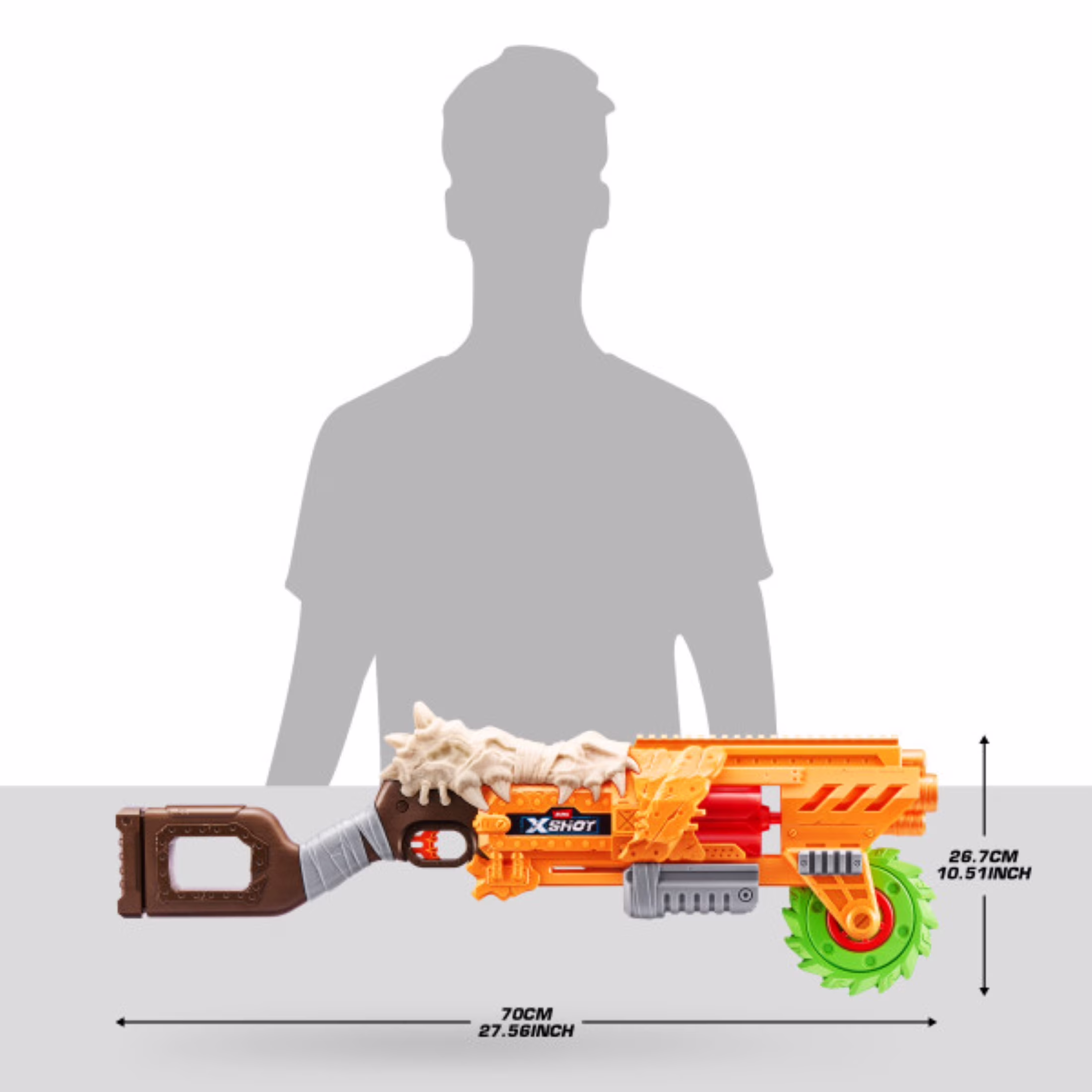 XSHOT Insanity HorrorFire Doomsday Blaster with Spinning Saw Blade (16 Darts) HcfYY - Image 6
