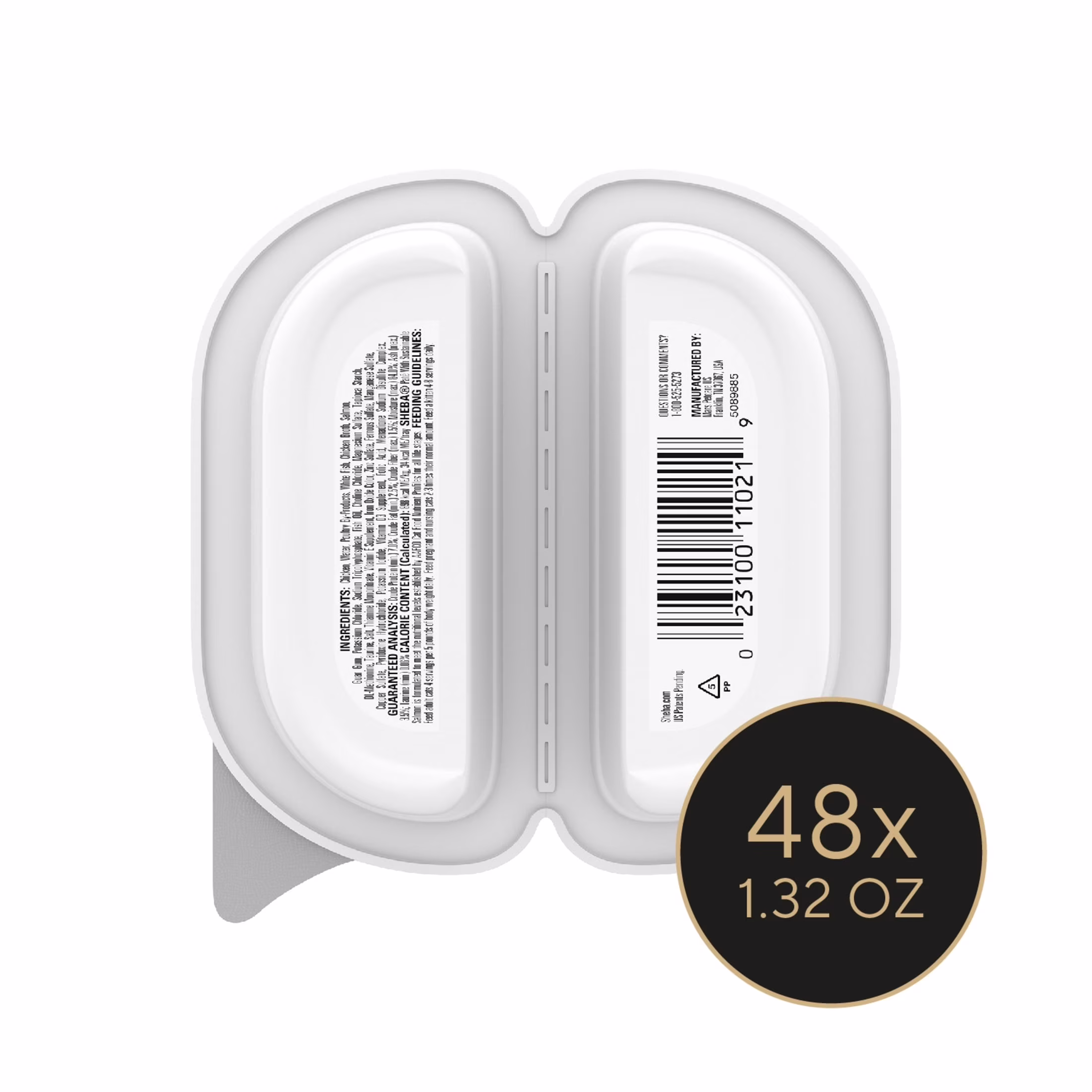 Sheba Perfect Portions Sustainable Salmon Pate Wet Cat Food (2.6 oz Twin-Pack Tray) jEnpV - Image 5