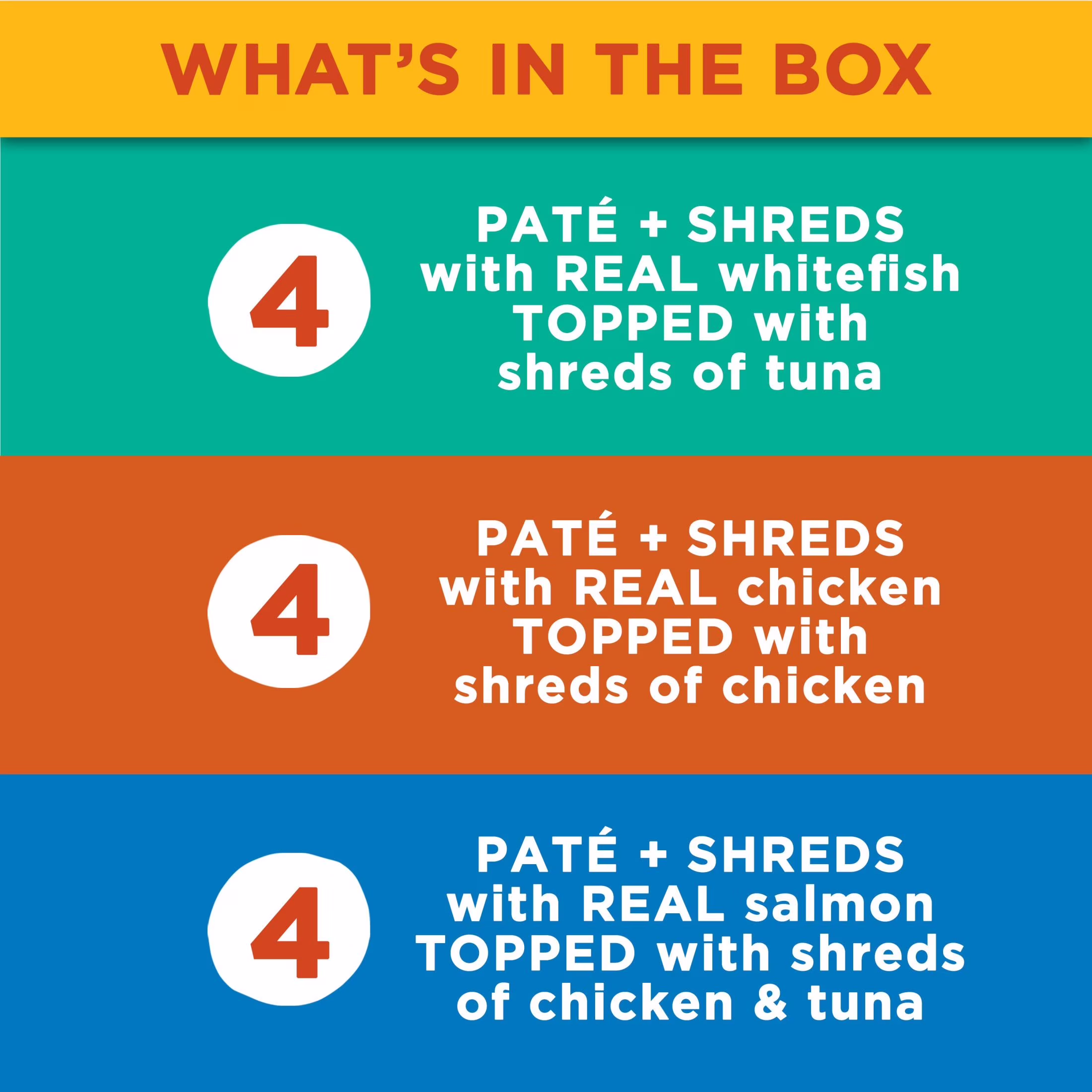 Meow Mix Pate Toppers Seafood & Poultry Variety Pack Wet Cat Food (Multi-Flavor, 12 Pack of 2.75 oz Cups) ffqAC