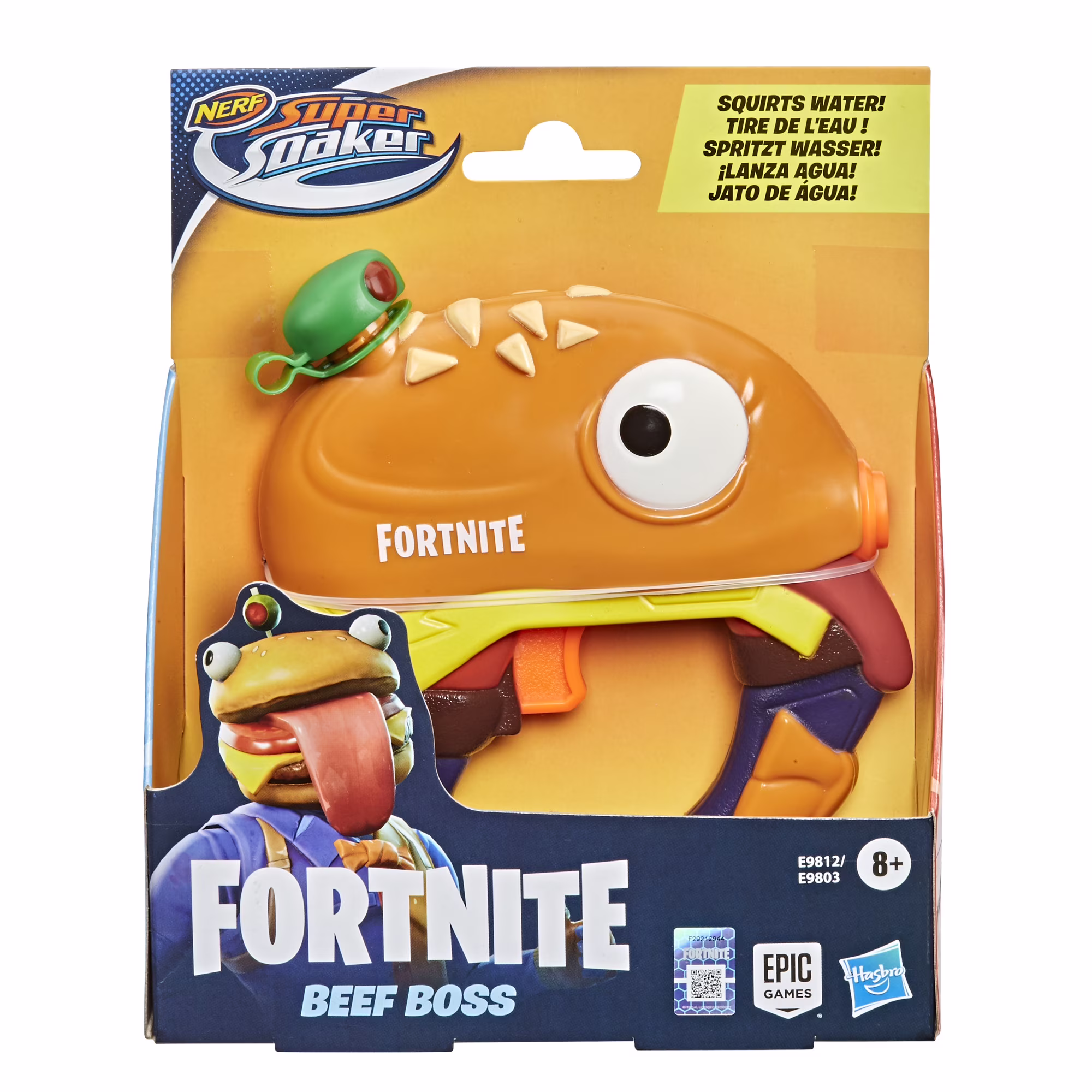 Nerf Super Soaker Fortnite Beef Boss Water Blaster (Micro-Sized, 1 Pack) qiflh