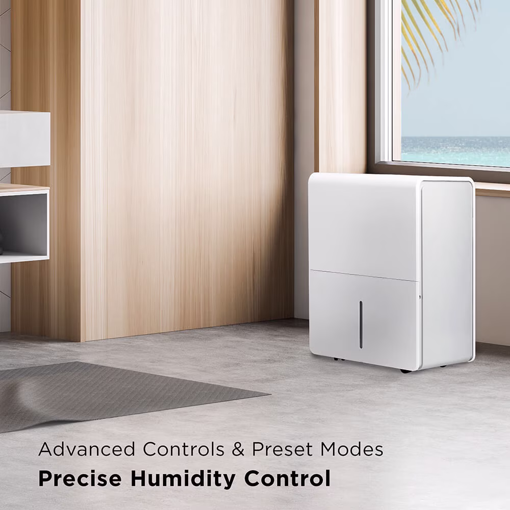 TCL 50 Pint Dehumidifier for Large Rooms up to 4500 sq ft (White, 50 pt) I6lOz