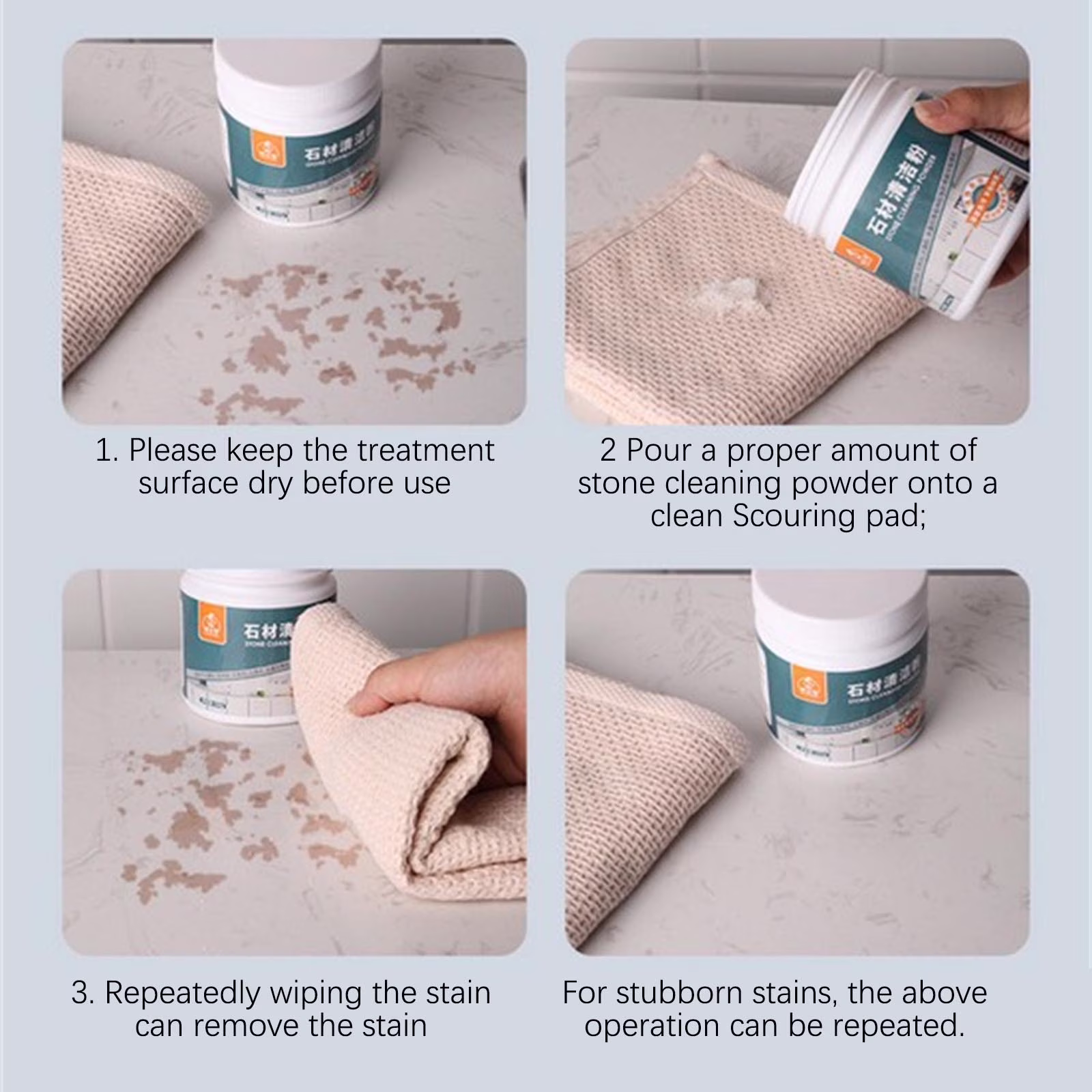 Skegnu Kitchen Degreaser Foam Cleaner, Heavy-Duty Multi-Surface Stain Remover for Quartz, Tile, and Stone (16 fl oz) a0TSq