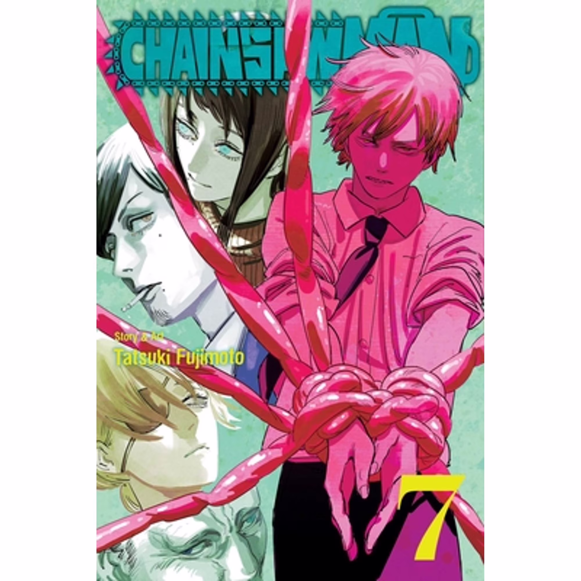 Tatsuki Fujimoto Chainsaw Man Vol. 7 Manga Graphic Novel (Paperback) Z3UPg