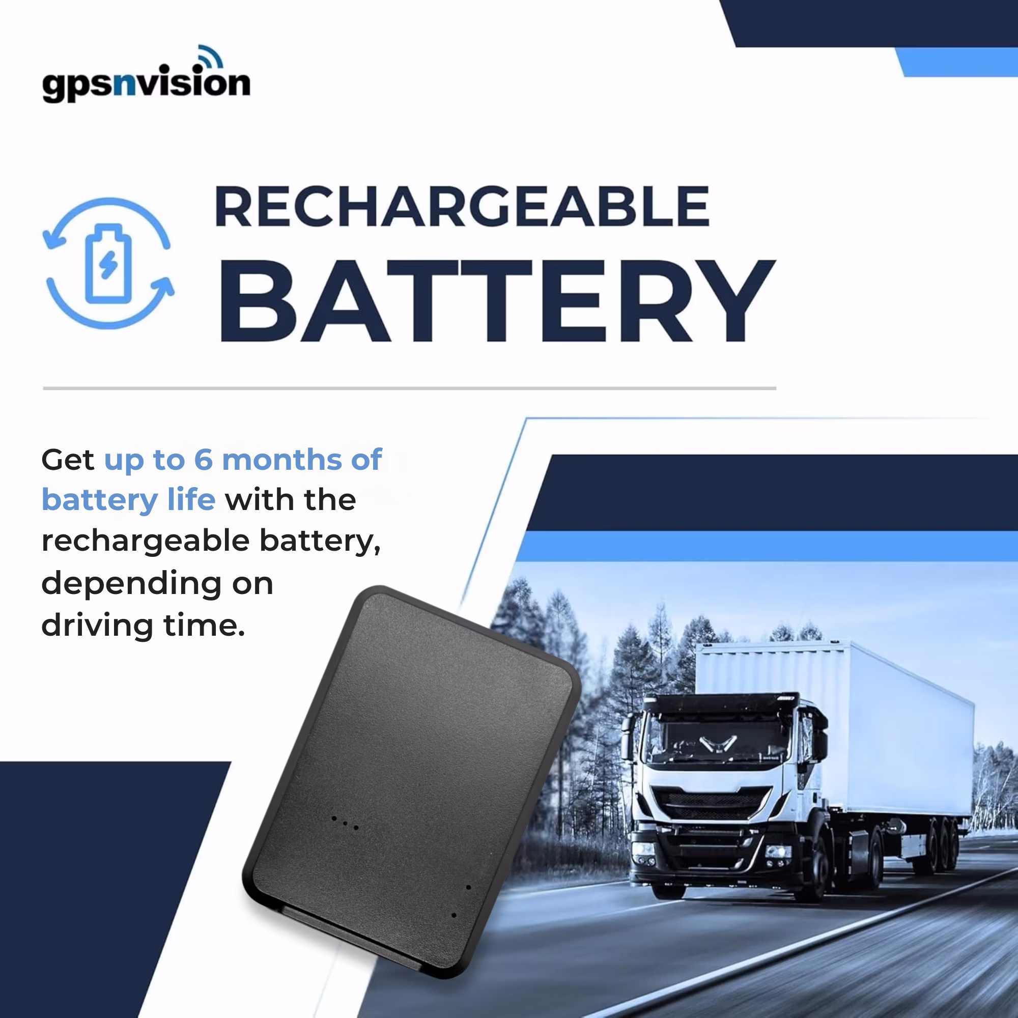 GPSnVision Magnetic Real-Time 4G LTE Vehicle GPS Tracker (Black, 0.1 oz) iut4l