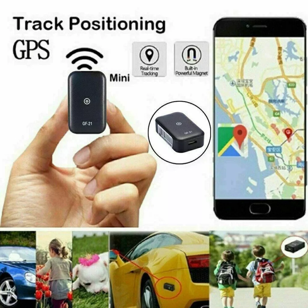 TEYJRY GPS Tracker for Car Real-Time Location and Voice Monitoring Device (Black, 1.5 in x 1 in) vo6I9 - Image 2