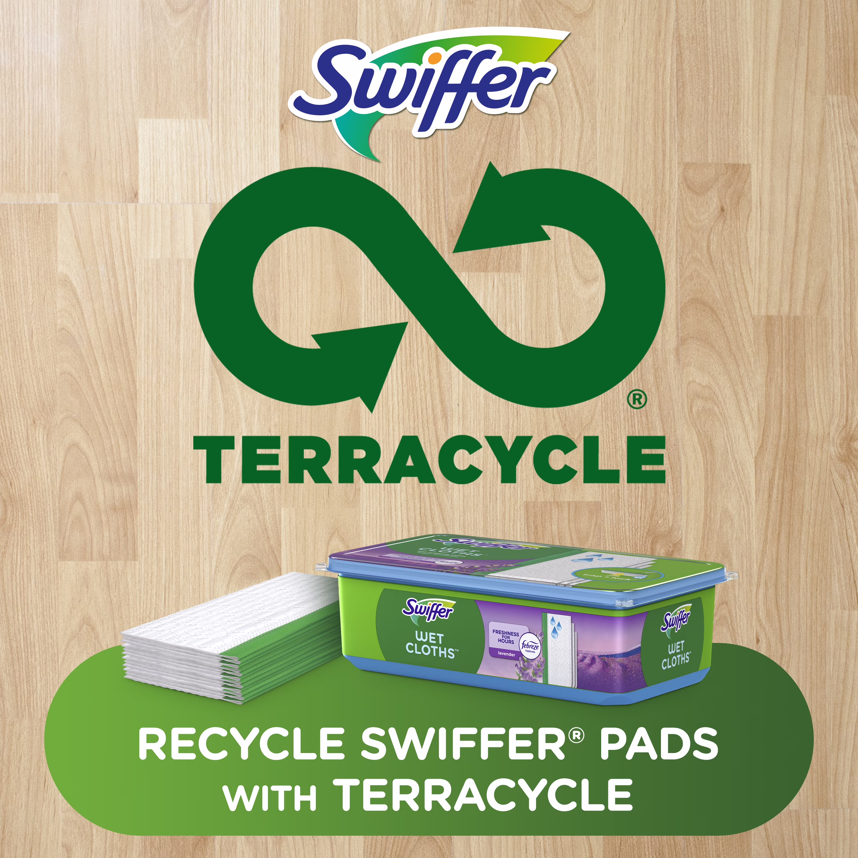 Swiffer Sweeper Wet Mopping Cloths, Lavender Scent (Lavender, 24 Count) Lqs6w