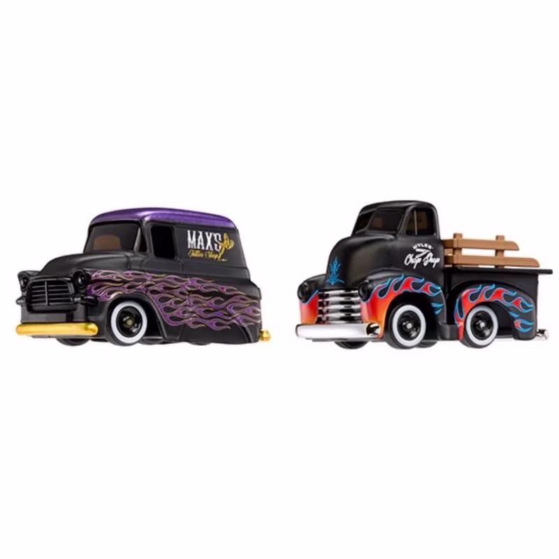 CarTuned 1950 GMC COE & 1957 GMC Panel Van Dead Sleds Series 7 Diecast Model Set (2 Pack) 4MxmI