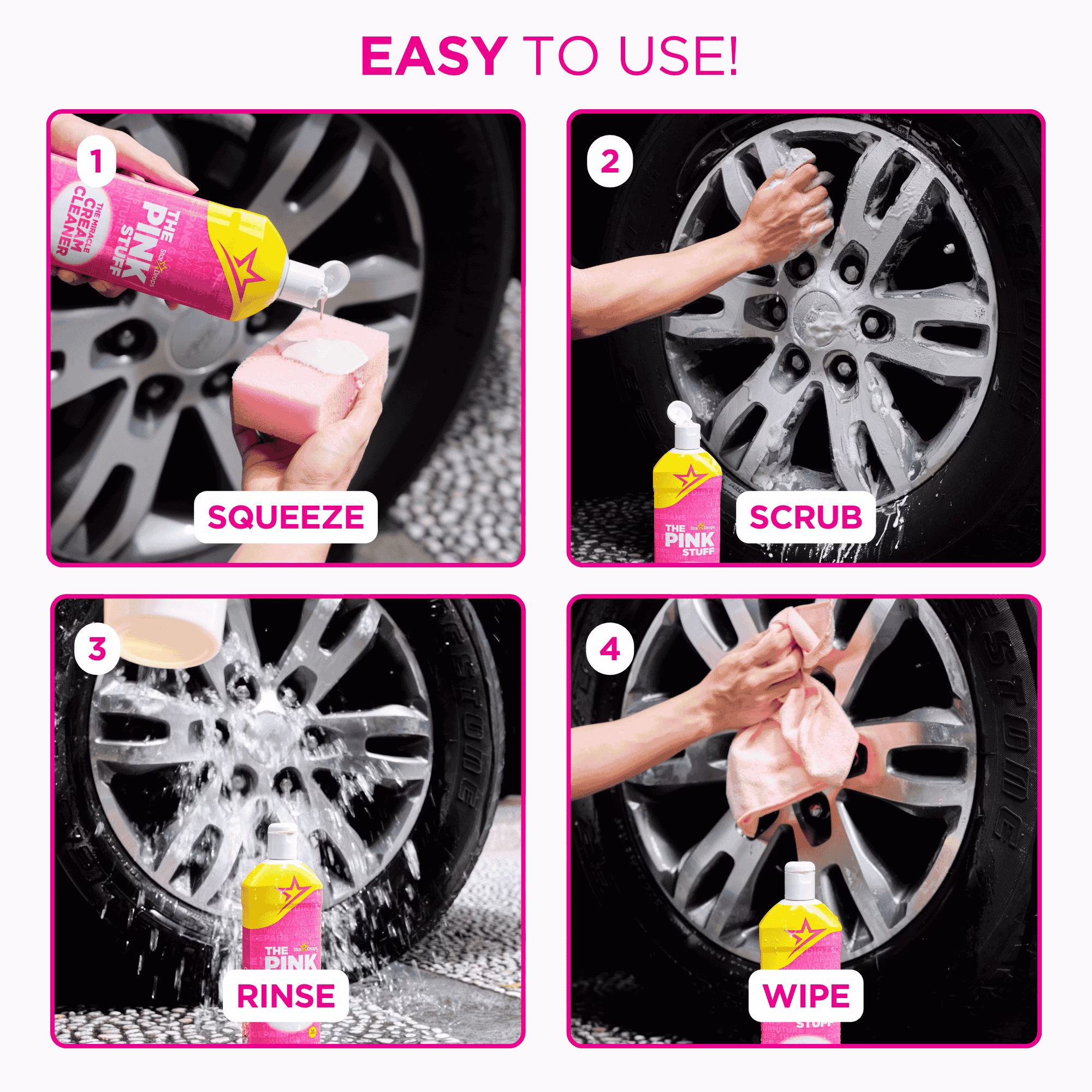 The Pink Stuff All-Purpose Cream Cleaner (Pink, 16.9 fl oz) Sha9S