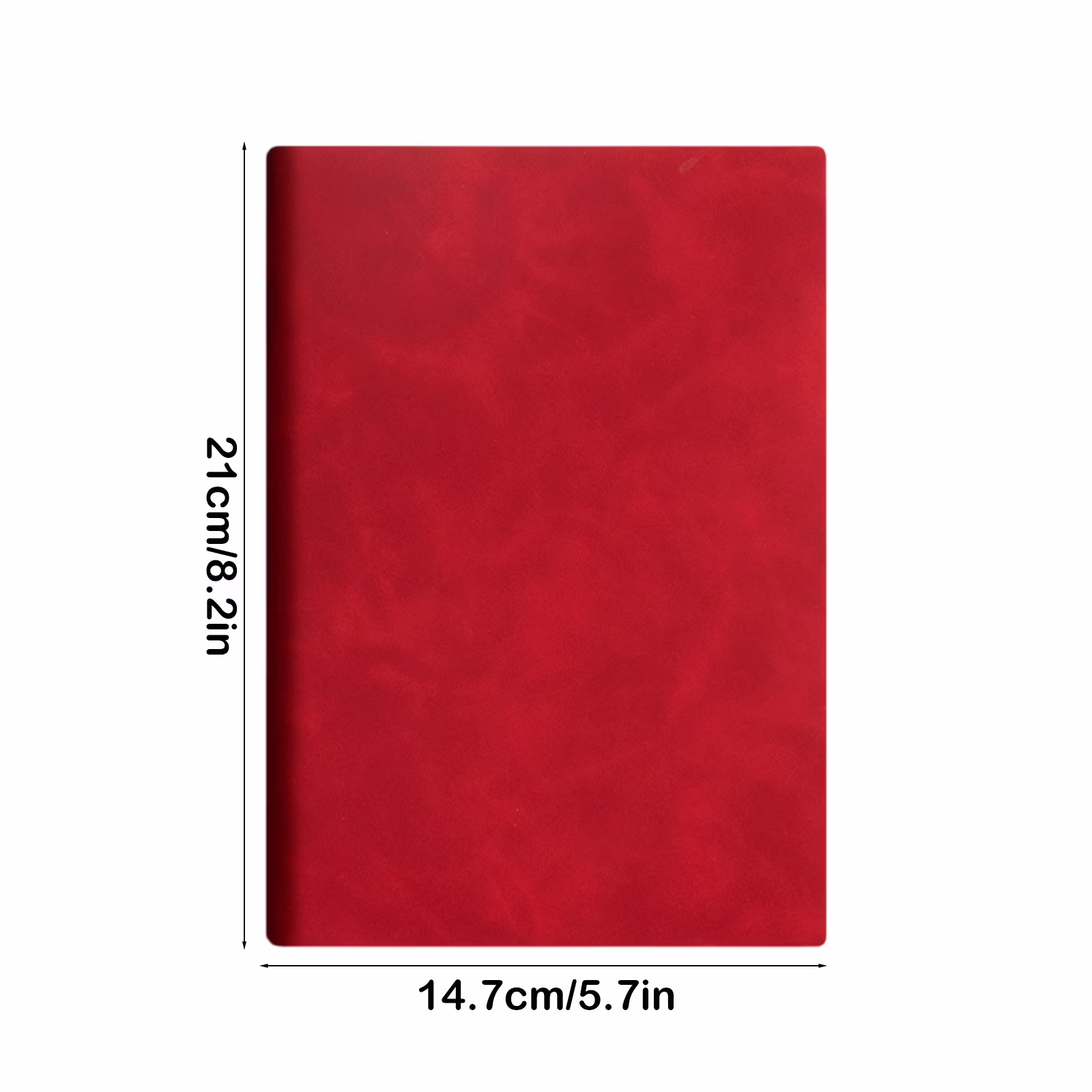 DAILIHIVE A5 Leather-Like Writing Notebook, Professional Journal with Lay-Flat Binding (Red, 2.8 oz) aNbpq - Image 2
