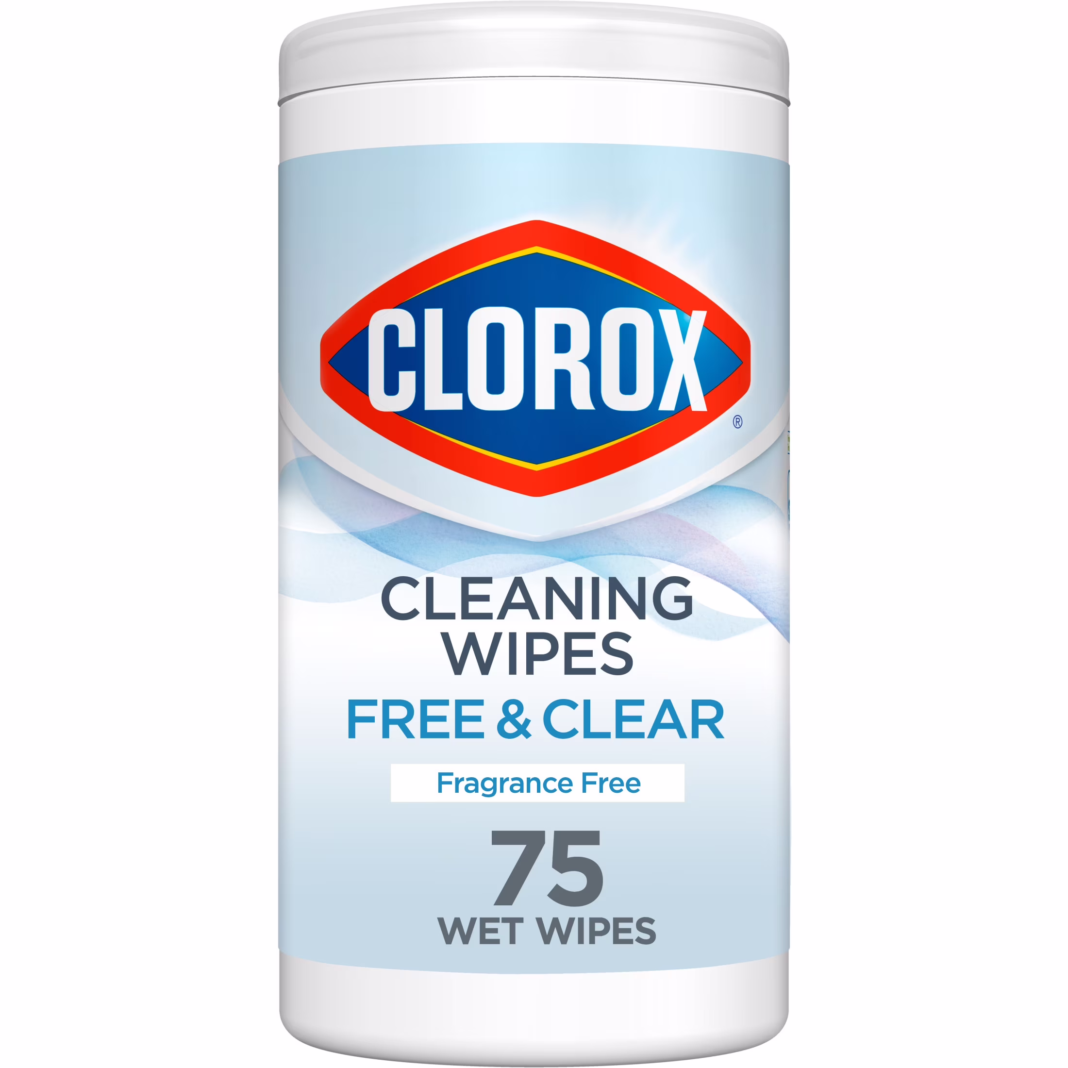 Clorox Free & Clear All-Purpose Cleaning Wipes, Fragrance-Free, Durable Surface Cleaner (6 Pack, 450 Count) Wn4Nz