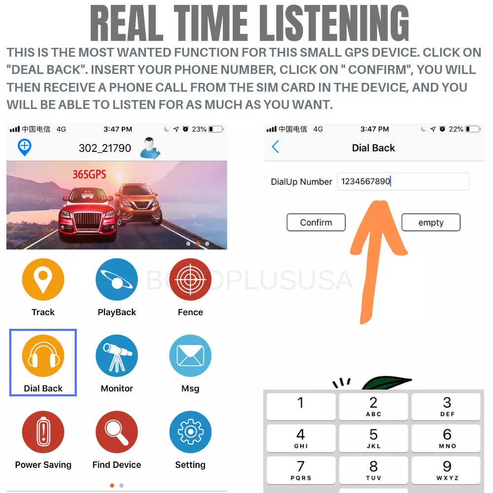 TEYJRY GPS Tracker for Car Real-Time Location and Voice Monitoring Device (Black, 1.5 in x 1 in) vo6I9 - Image 4
