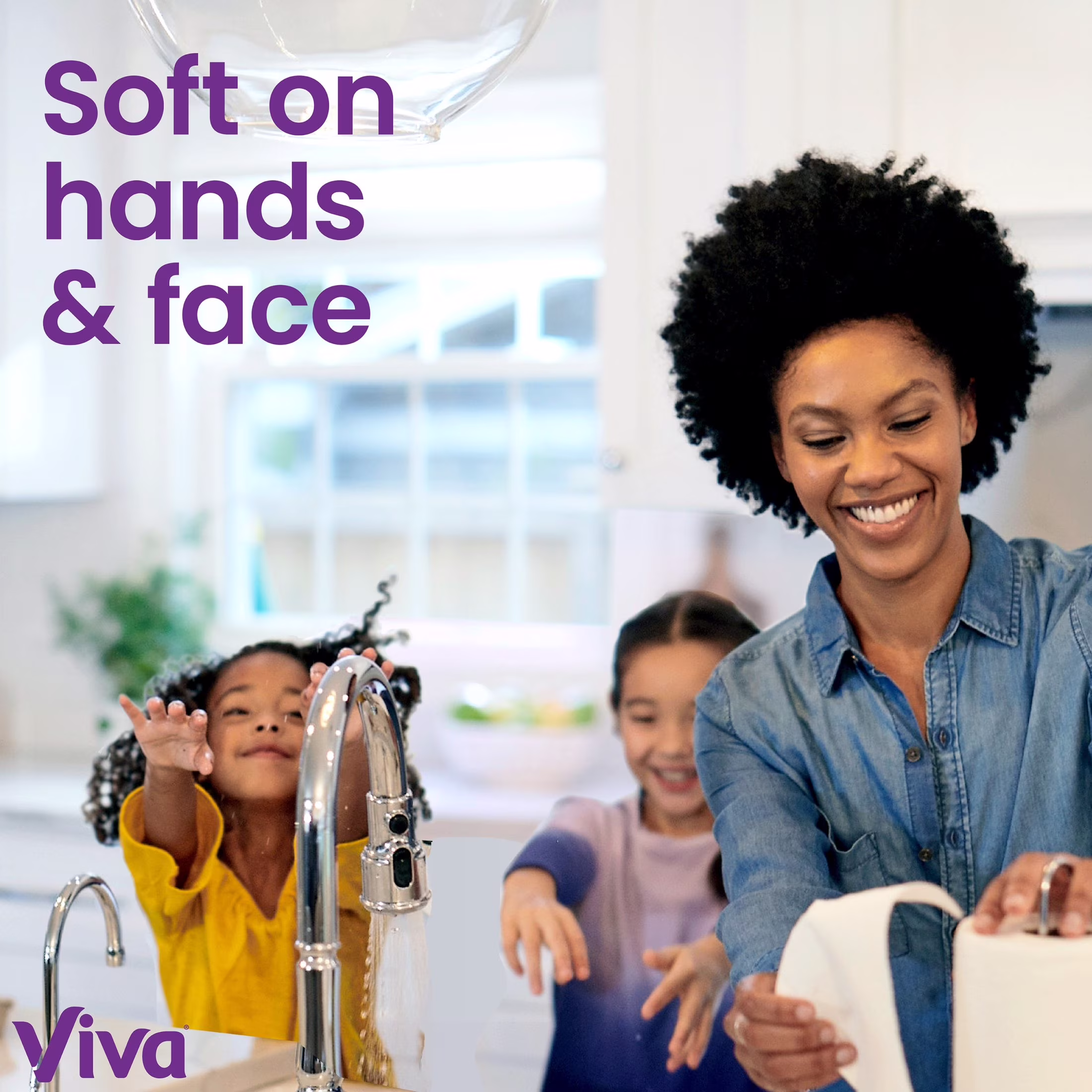 Viva Signature Cloth Paper Towels, Durable Absorbent Cleaning Sheets (White, 6 Double Rolls) 83Yko