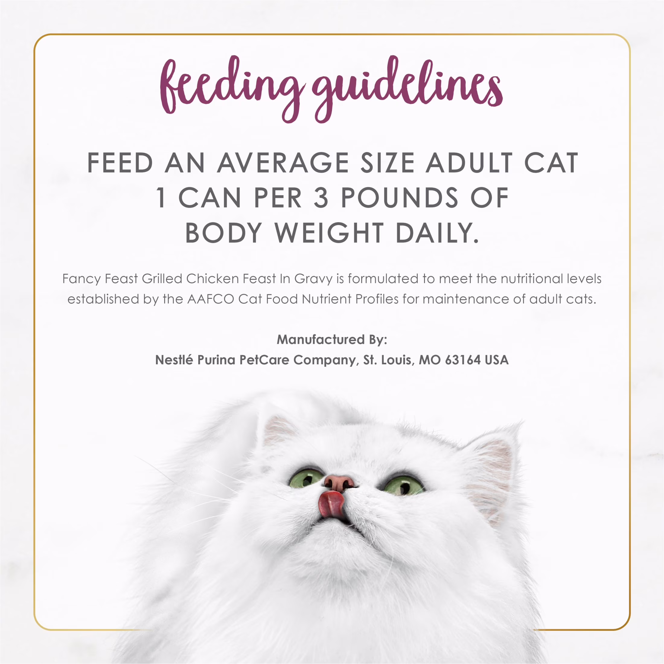 Fancy Feast Grilled Chicken Feast Wet Cat Food (Chicken, 12 Pack of 3 oz) gvswr