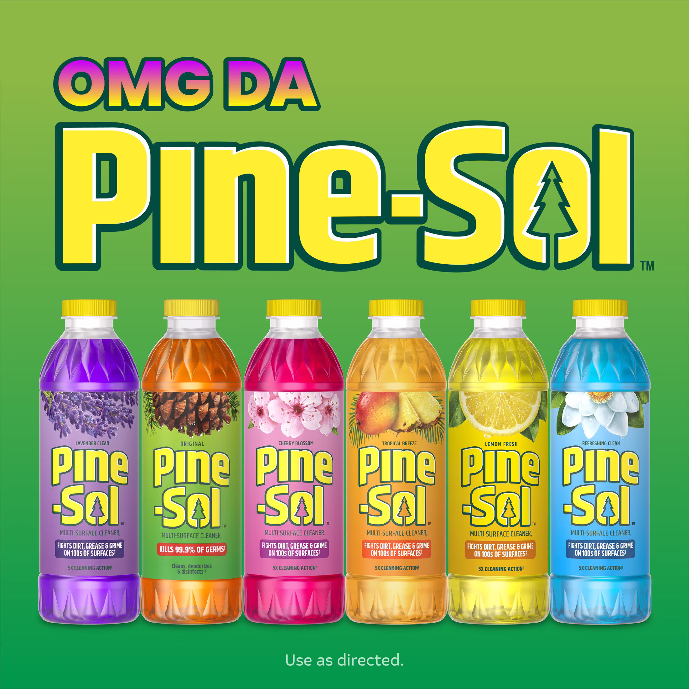 Pine-Sol Multi-Surface Cleaner, Original Scent, Heavy-Duty Deodorizing Formula (40 fl oz) e5erh