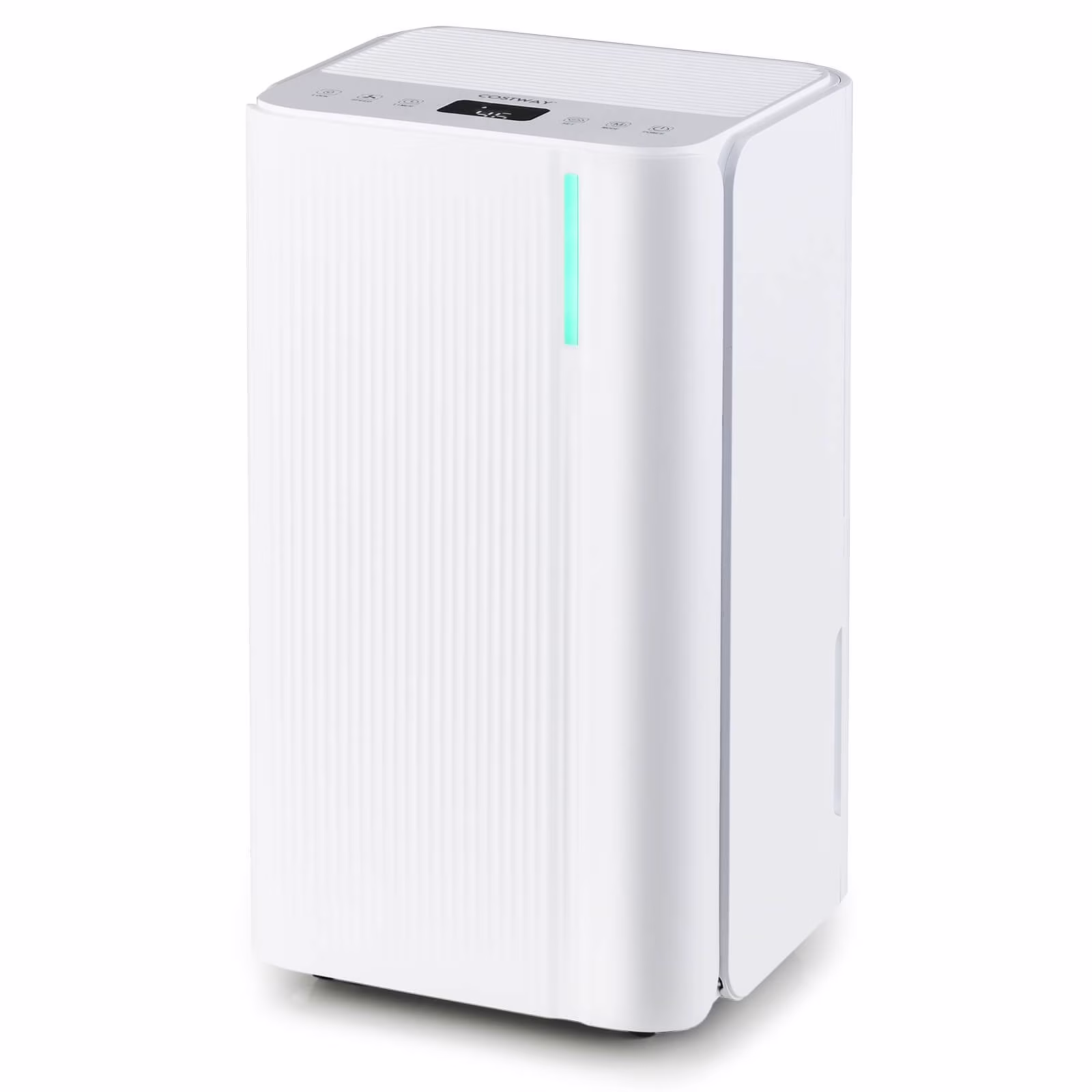 Costway Portable Dehumidifier for Home and Basement, Quiet Operation with 2000 Sq. Ft. Coverage (White, 9 Pints DOE) uCkhU - Image 7
