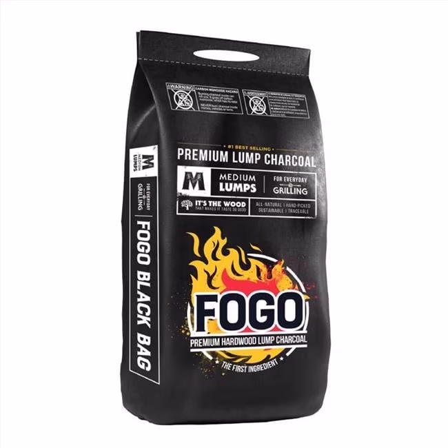 FOGO Premium All Natural Lump Charcoal (Black, 8.8 lb) Ujmmh
