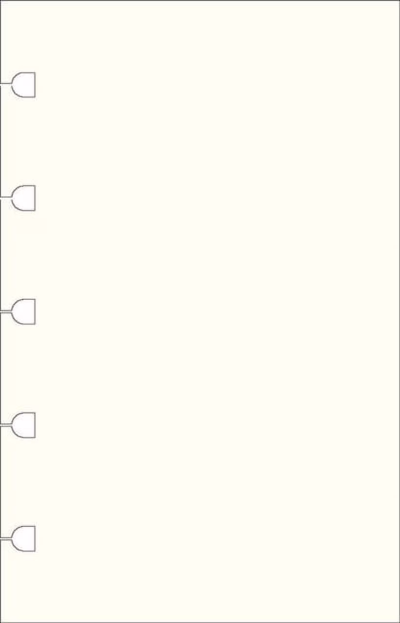 Filofax Pocket Notebook Refill Plain Paper (White, 32 Sheets) 2beS4