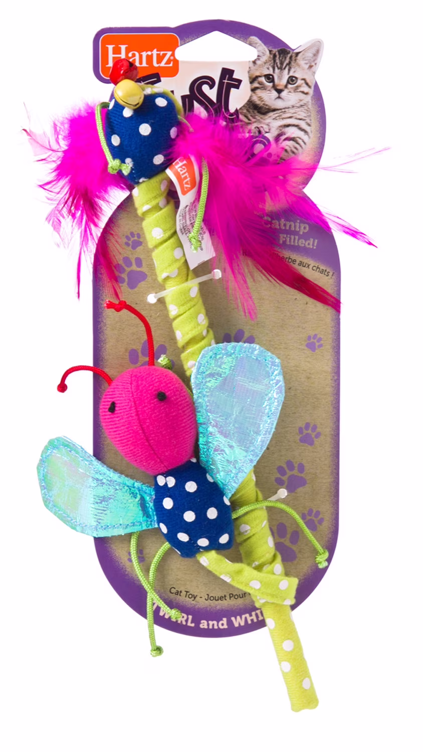 Hartz Just for Cats Twirl & Whirl Stix Interactive Wand Toy (1 Count) iJogs
