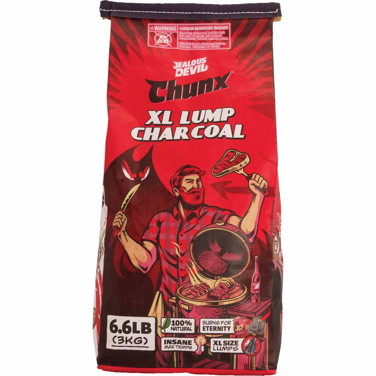 Jealous Devil Chunx Hardwood Lump Charcoal (Natural, 2 Pack) v6rw6
