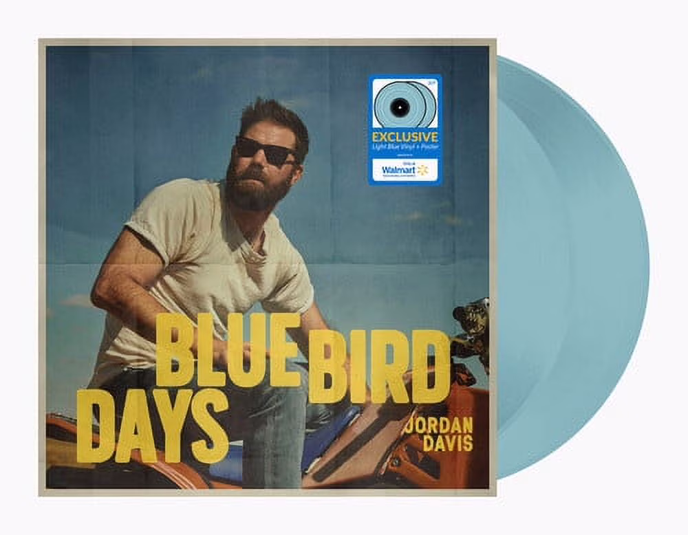 Jordan Davis Bluebird Days Vinyl Record (Walmart Exclusive Edition) qHywX