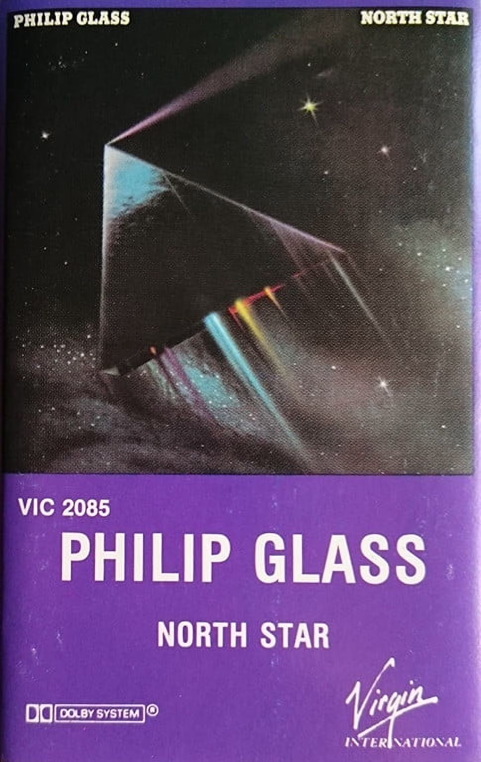 Virgin International Philip Glass North Star Audio Cassette Tape (Standard Size) XRm8A