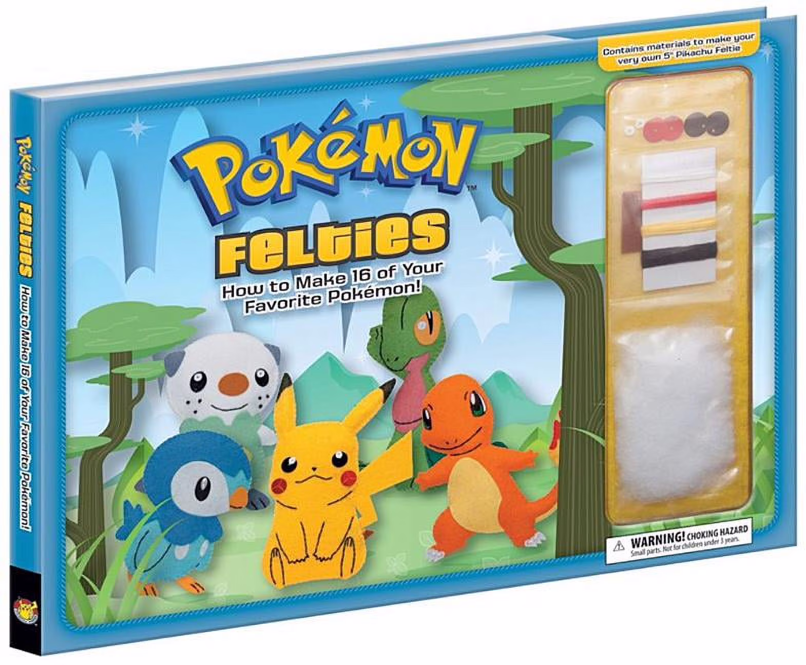 Pikachu Press Pokemon Felties Crafting Book (Hardcover, 80 Pages) VXC6W