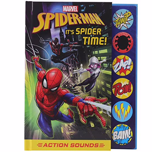 Play-A-Sound Marvel Spider-Man: It's Spider Time! Interactive Sound Book (Hardcover) BToQt