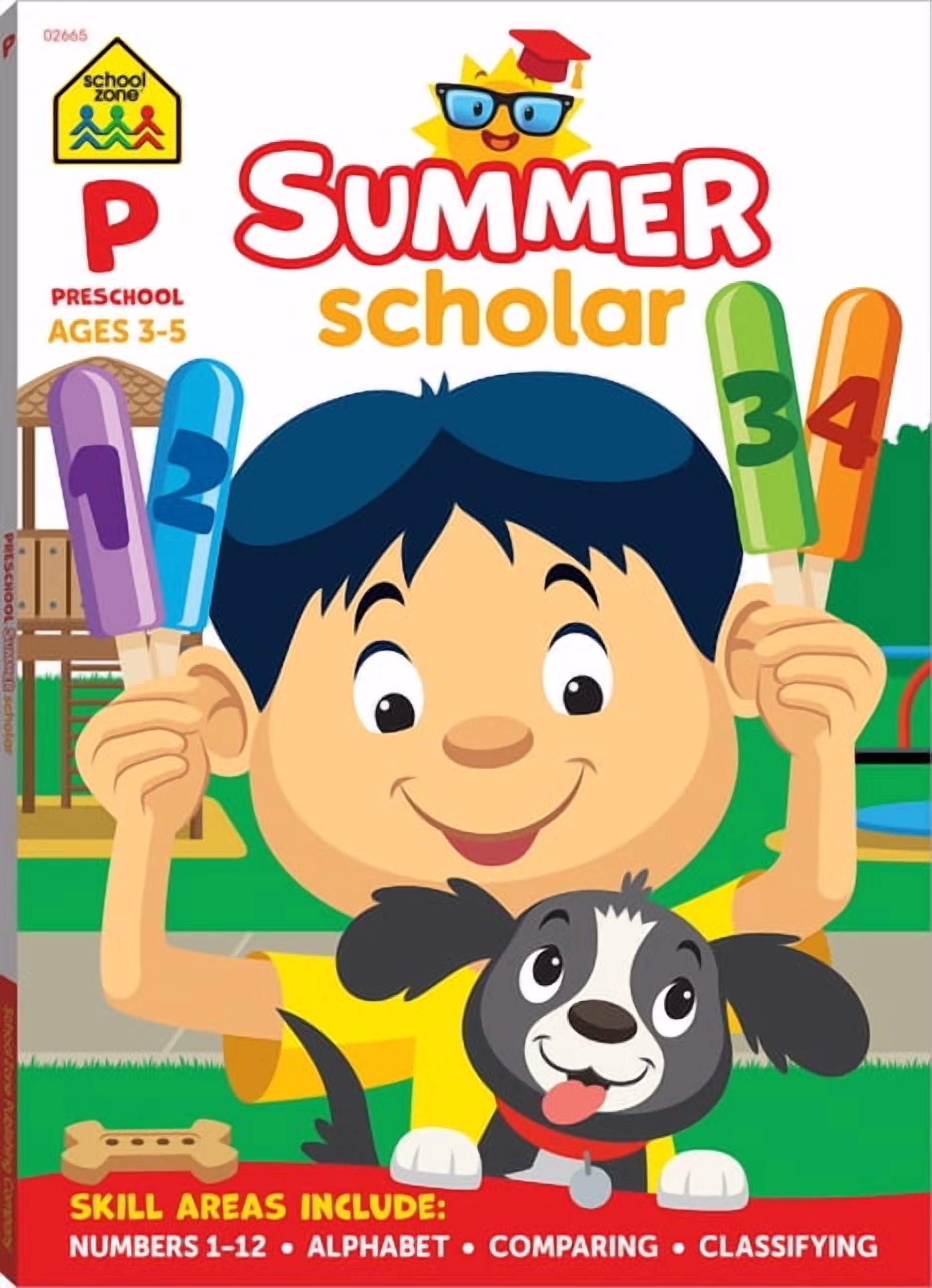 School Zone Preschool Summer Scholar Workbook (80 Pages) UZrXL