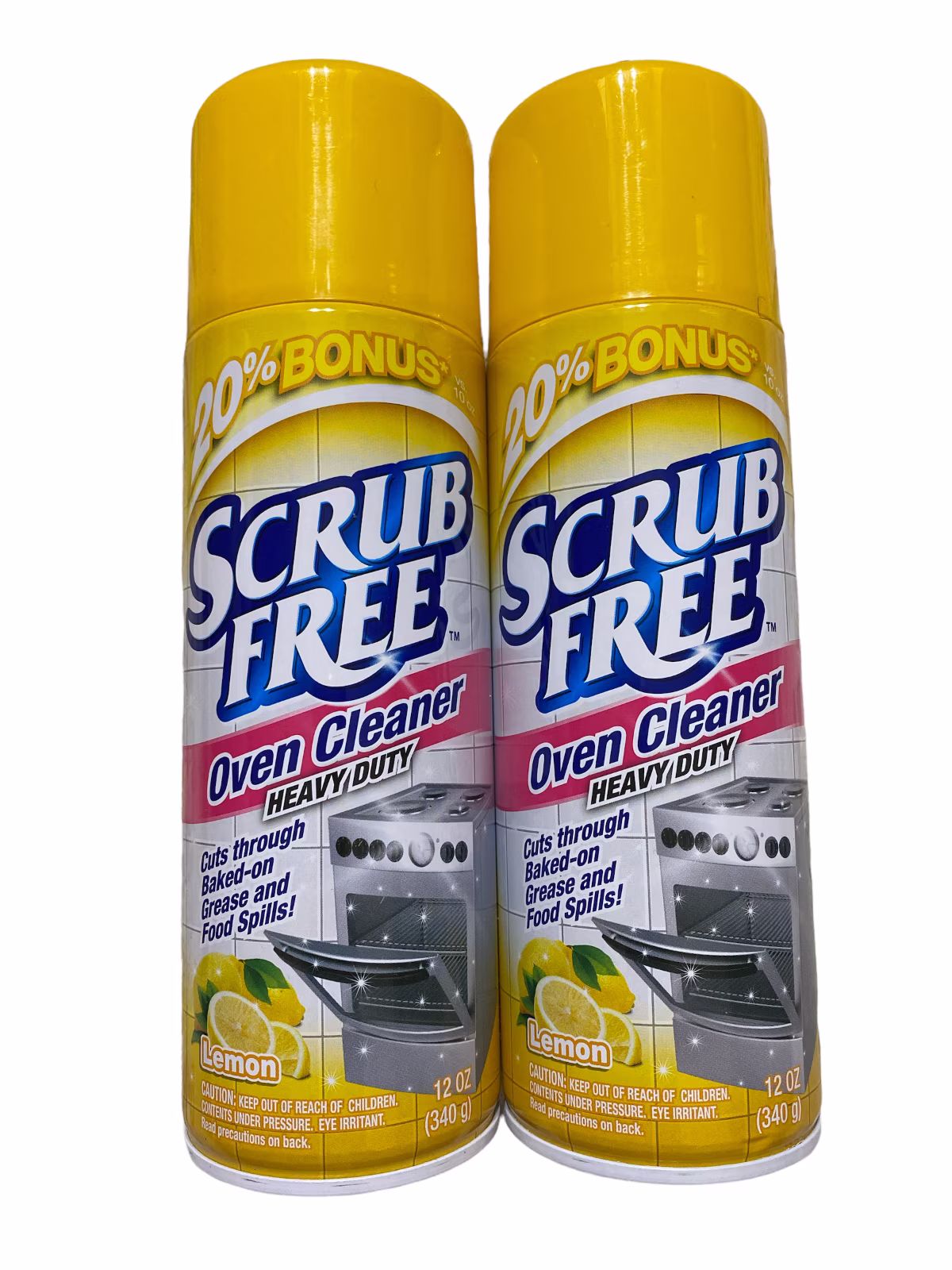Scrub Free Professional Oven Cleaner Heavy Duty Lemon Scent (2 Pack, 32 fl oz) kErja