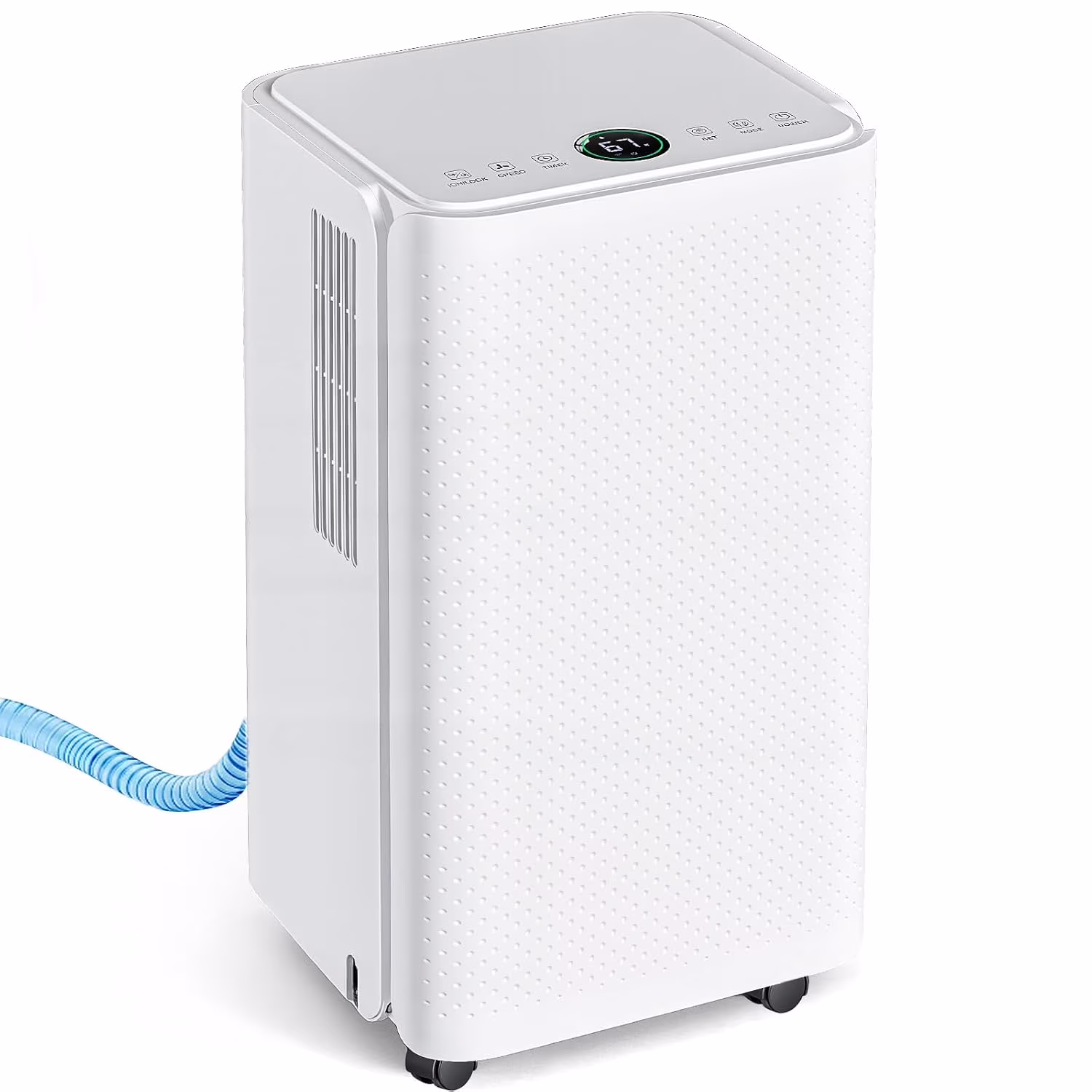 SIMENMAX Dehumidifier for Home and Basement with Drain Hose (White, 67.6 fl oz) 2HzTu - Image 4