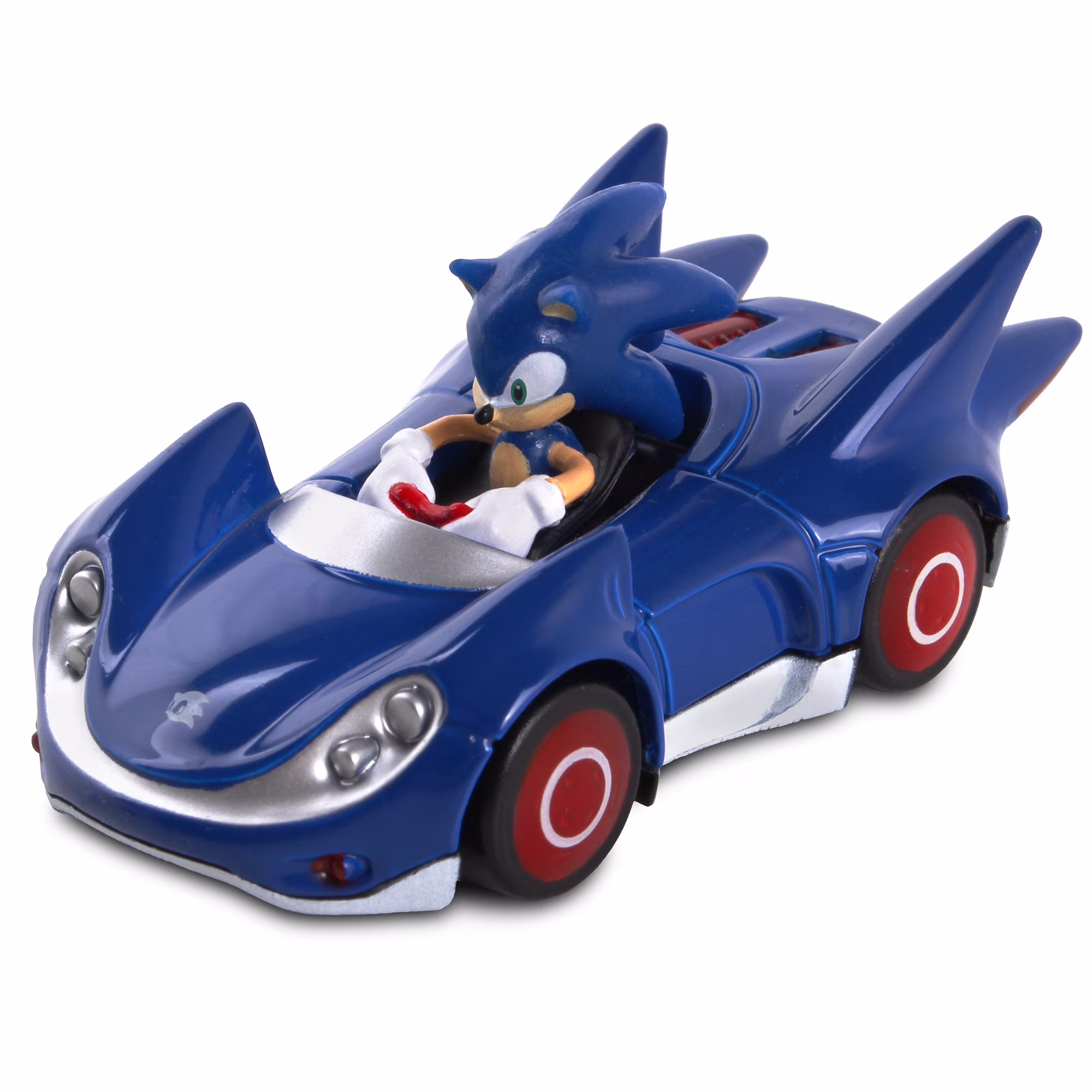 Sonic Speed Star Diecast Metal Car 1:64 Scale Collectible Vehicle (Blue, 3 in L) qKhzQ
