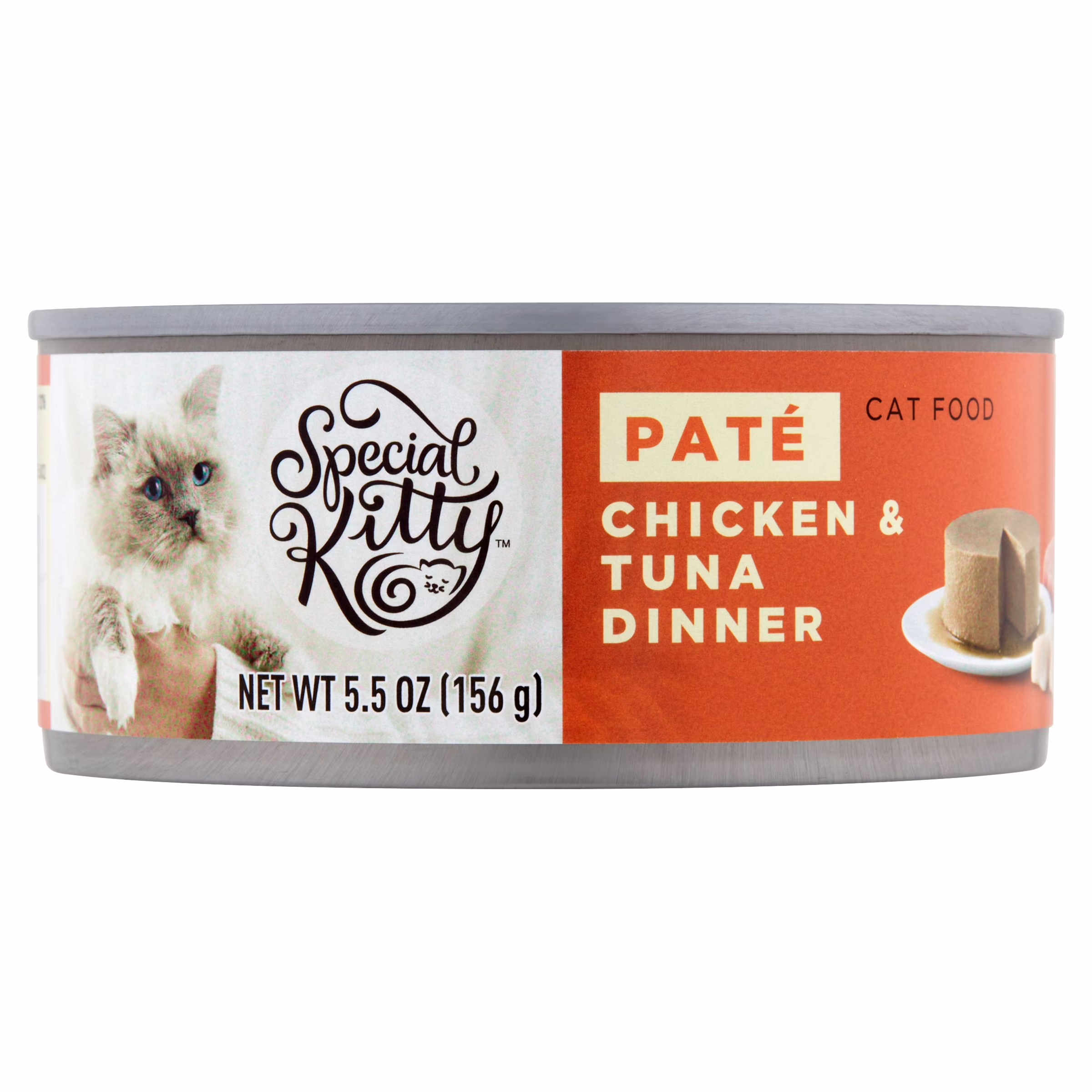 Special Kitty Chicken & Tuna Dinner Pate Wet Cat Food (Chicken & Tuna, 5.5 oz) HR6Hg