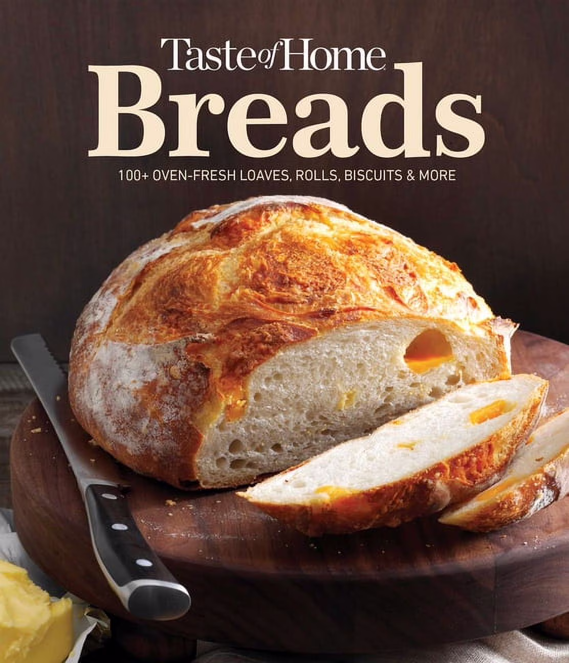 Trusted Media Brands Taste of Home Breads Cookbook: 100 Recipes for Oven-Fresh Loaves, Rolls, and Biscuits (Hardcover, 208 Pages) iMEqc