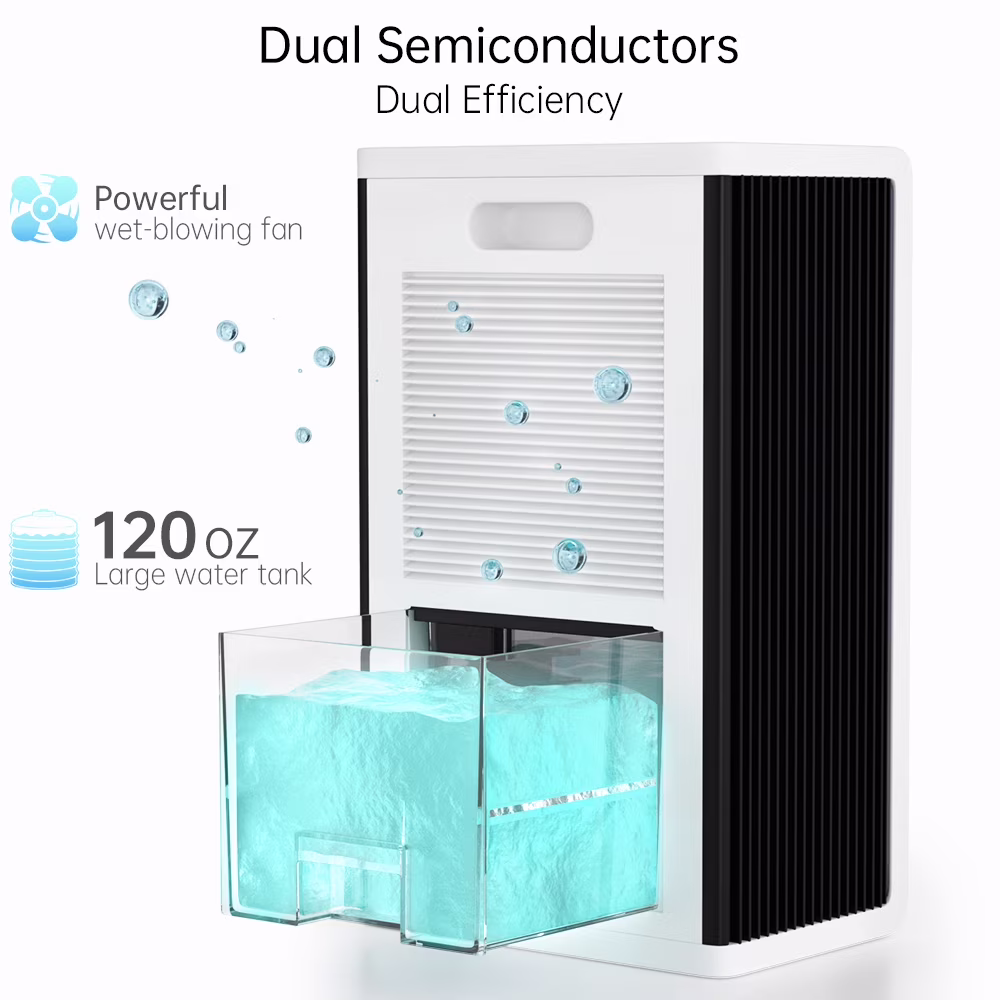 Topteng Dehumidifier for Home, Quiet Portable Air Dryer with LED Touch Screen and 7-Color Ambient Light (White, 120 oz) 4noDo - Image 14