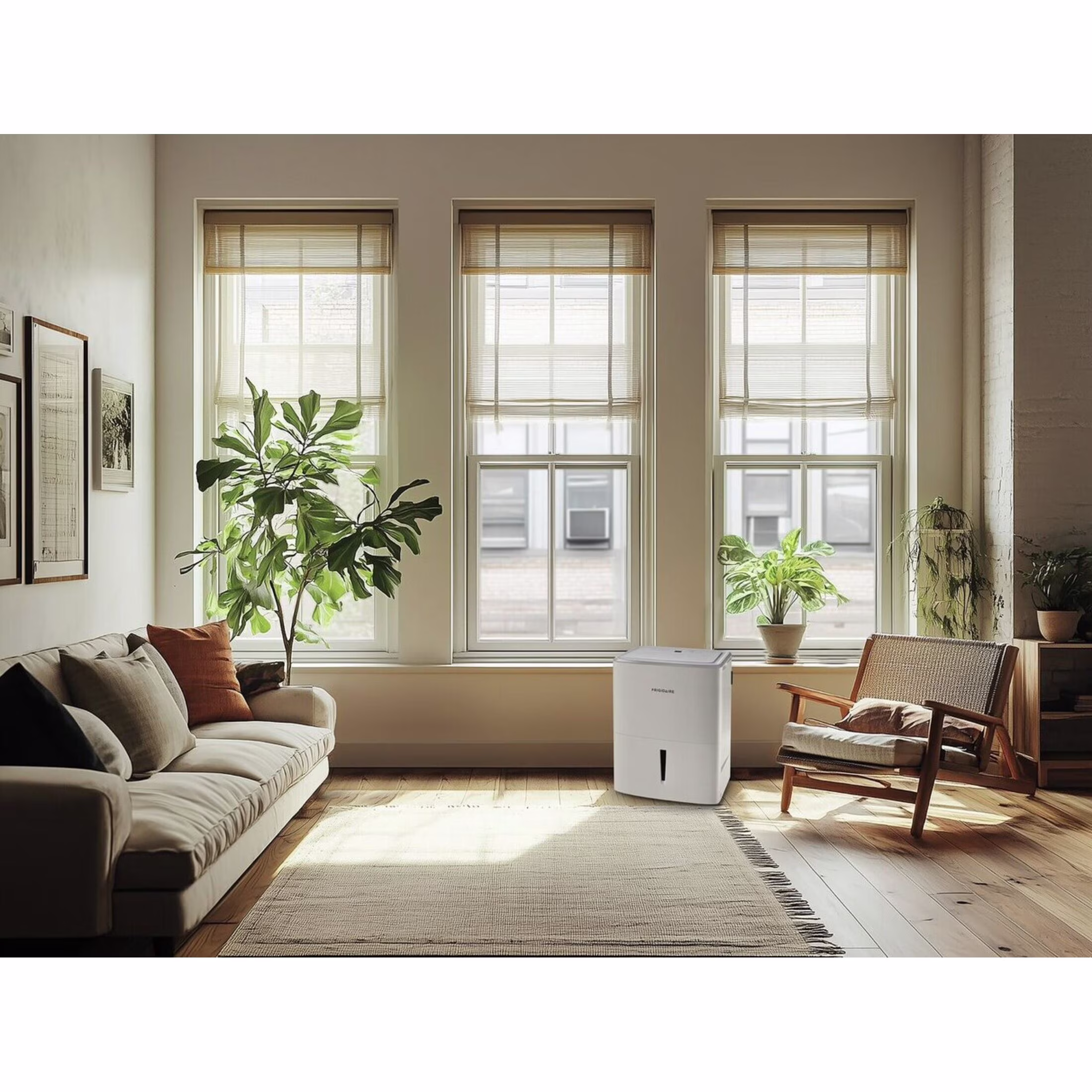 Frigidaire 35 Pint Dehumidifier with Wi-Fi and Smart Home Control (White, 35 Pint) 7zStl