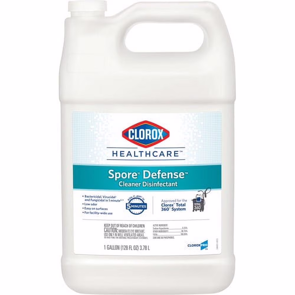 Clorox Spore Defense Disinfectant Cleaner Ready-To-Use Liquid (White, 128 fl oz) qsIjG