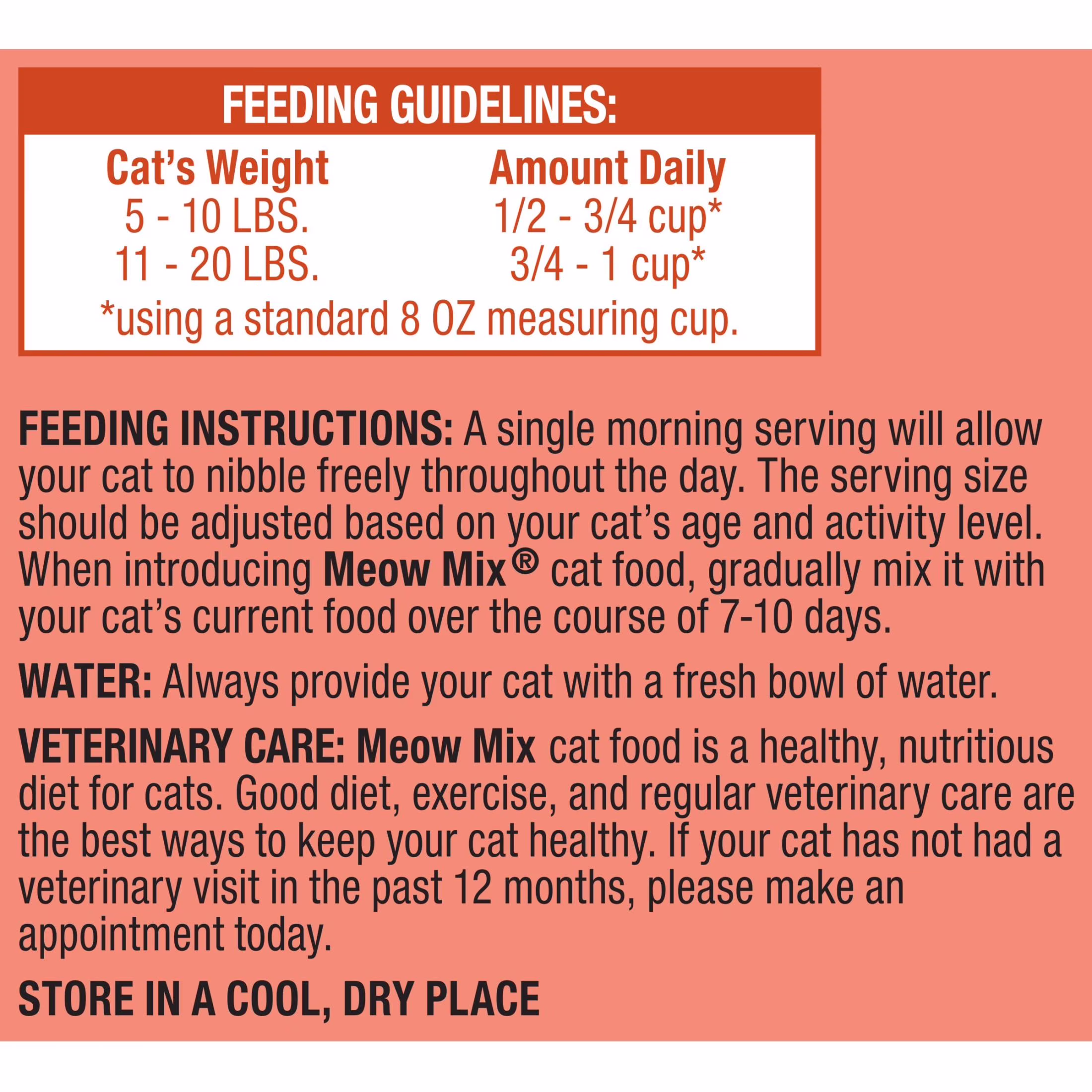 Meow Mix Gravy Bursts Savory Salmon Flavor Dry Cat Food (3 lb) 9FEZC - Image 6