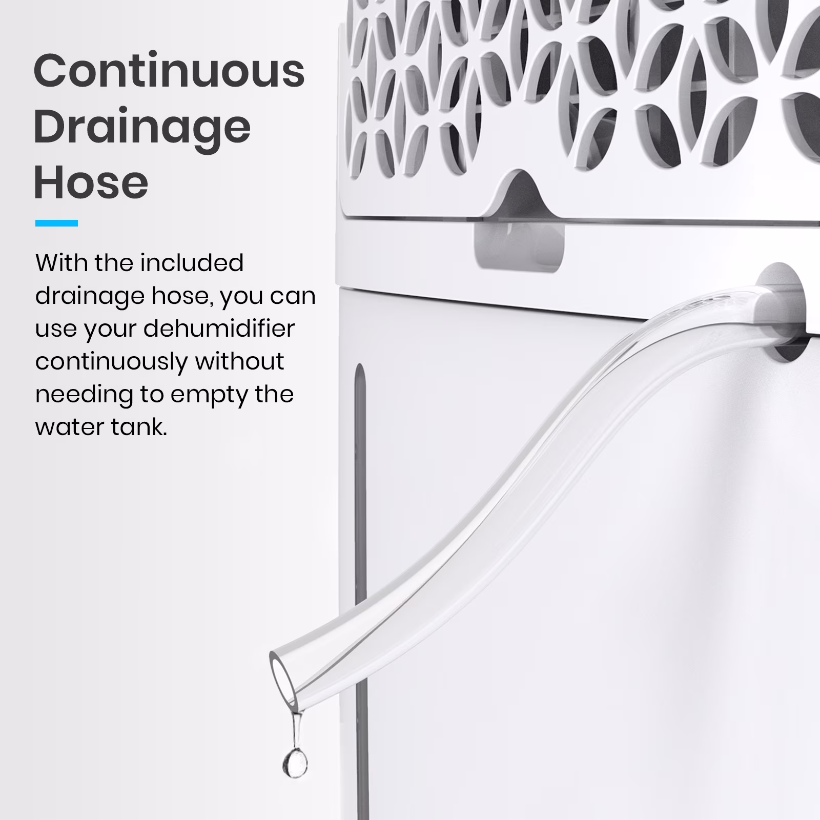 Pro Breeze 50 Pint Dehumidifier for Home and Basement (White, 3500 sq ft Coverage) ESbJh - Image 3